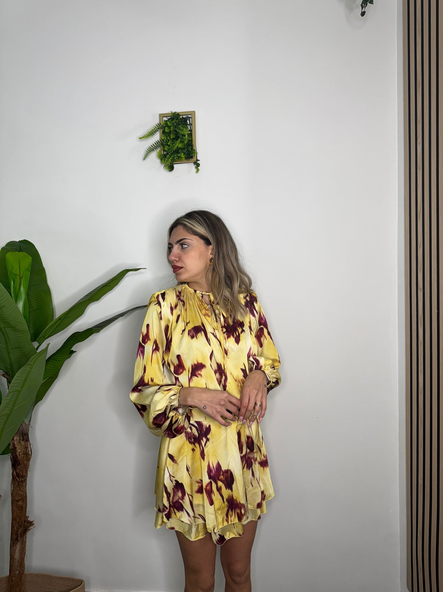 Vestito Steph giallo