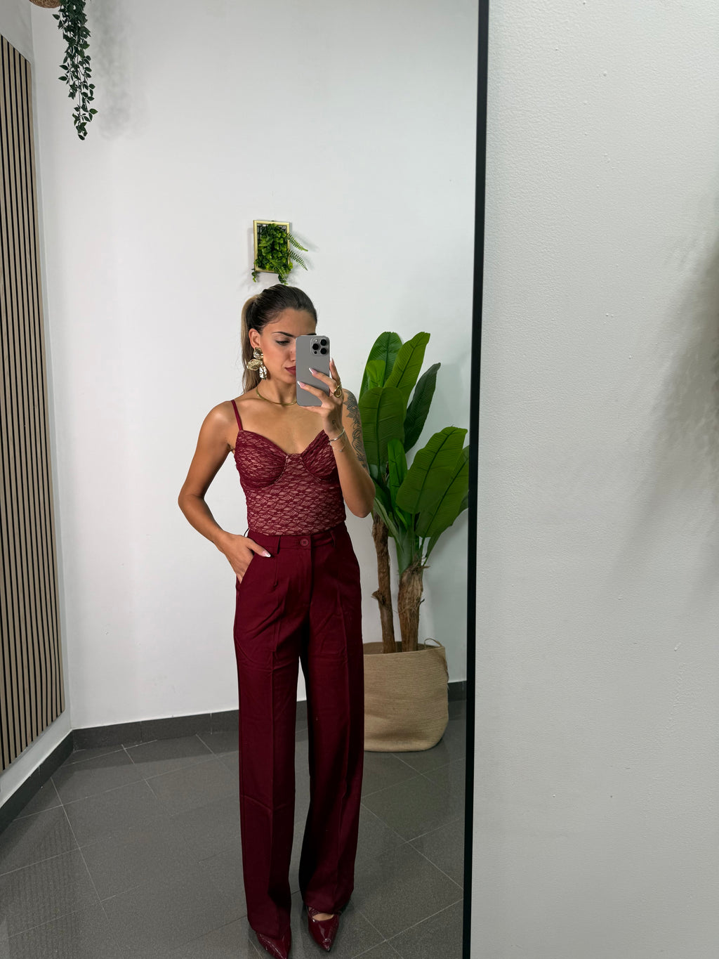 Pantalone Divine Rouge