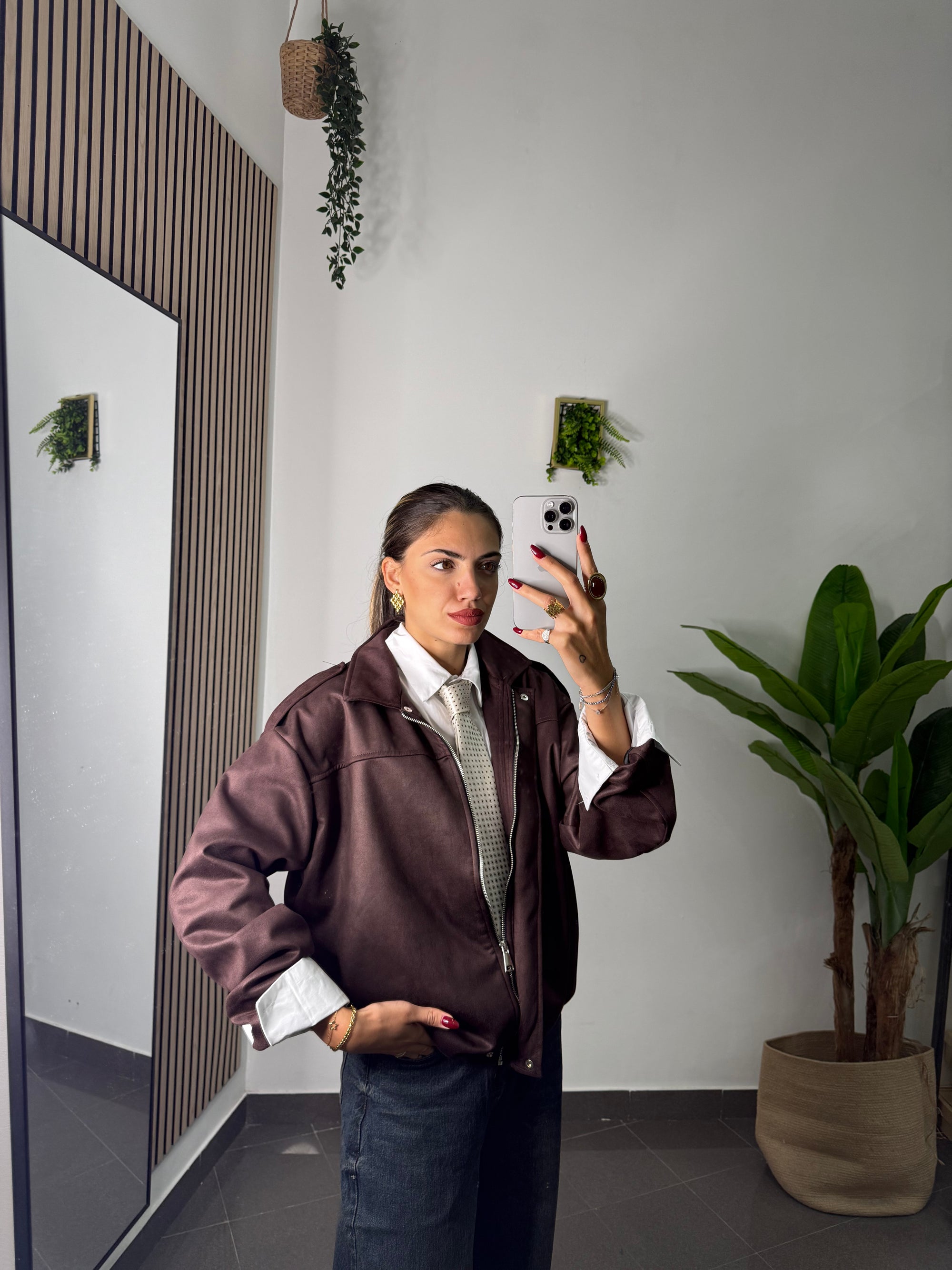 Giacca Soft Ivy Marrone