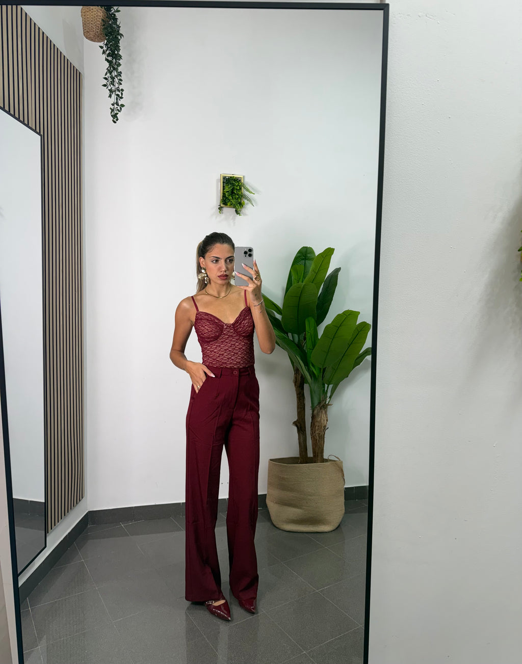 Pantalone Divine Rouge