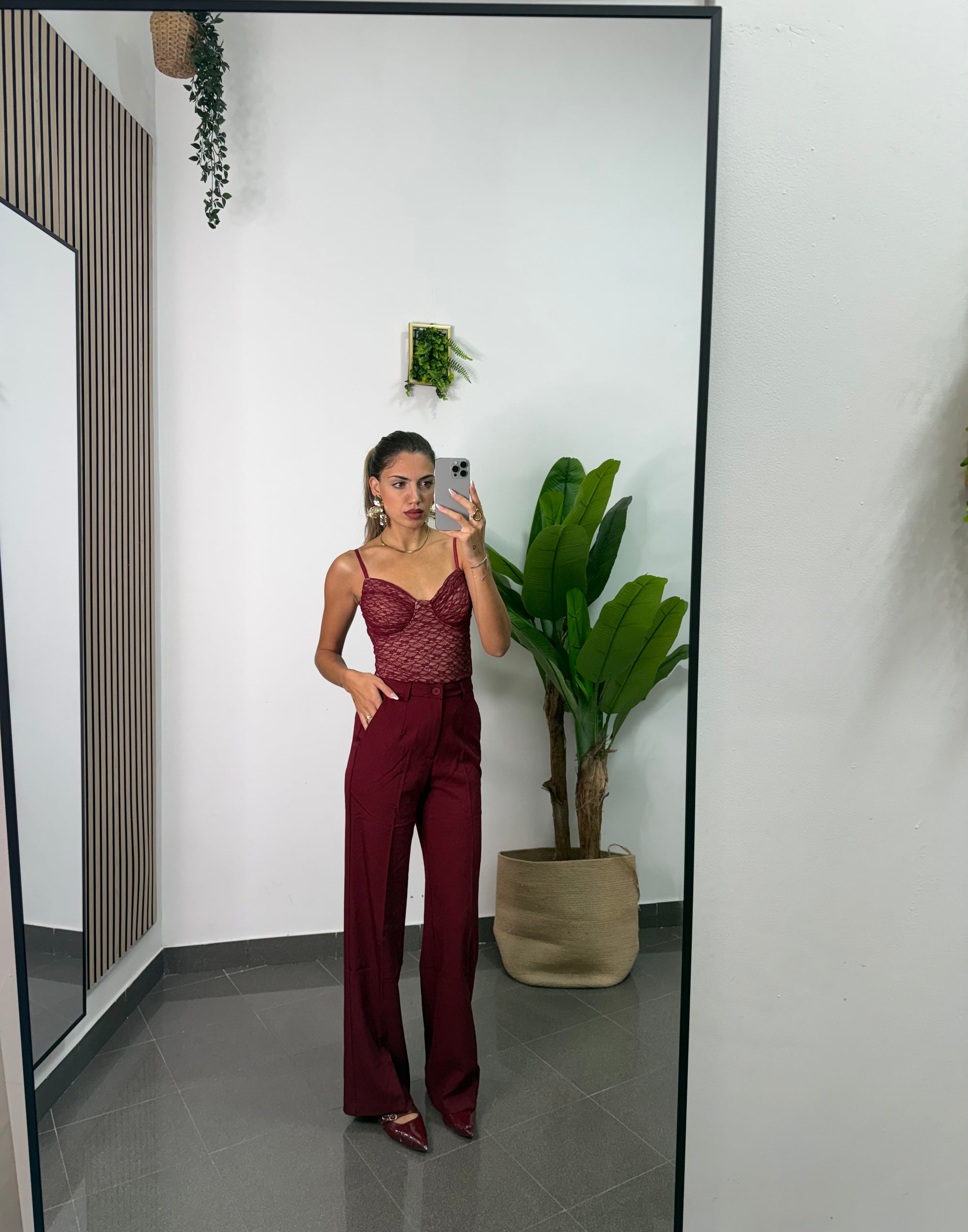 Pantalone Divine Rouge