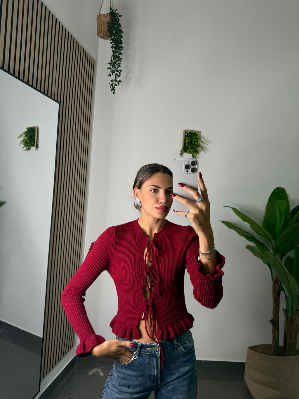 Maglia Carol Bordeaux