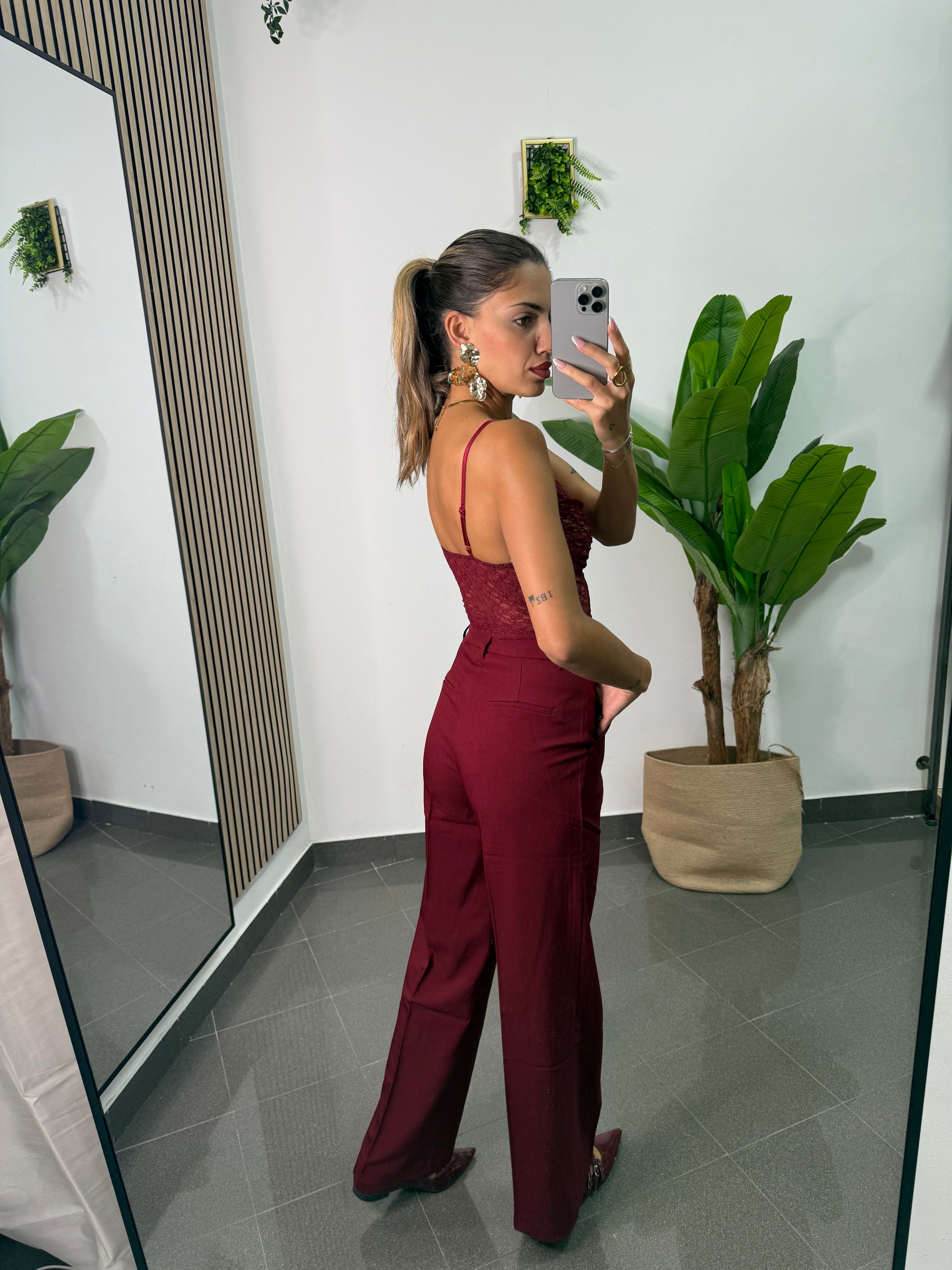 Pantalone Divine Rouge