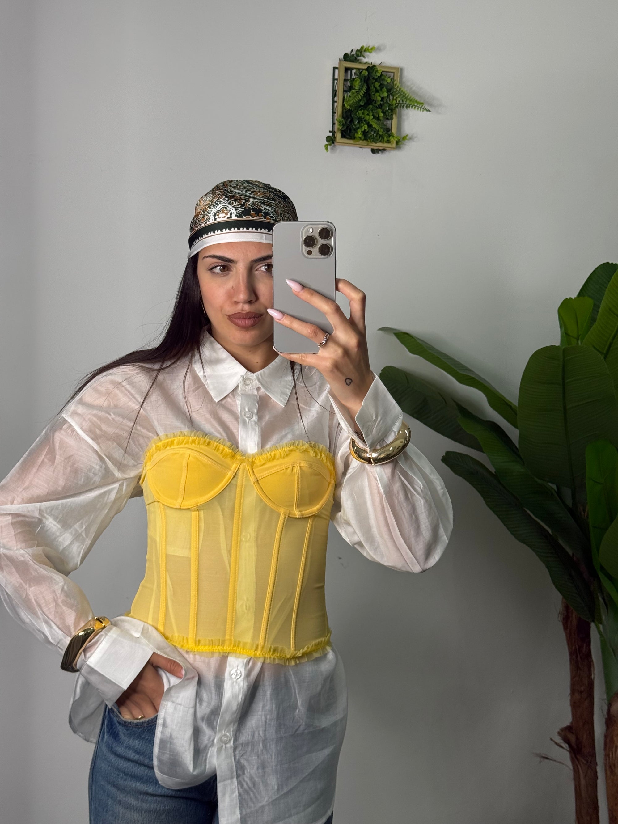 Corpetto Daphne Yellow