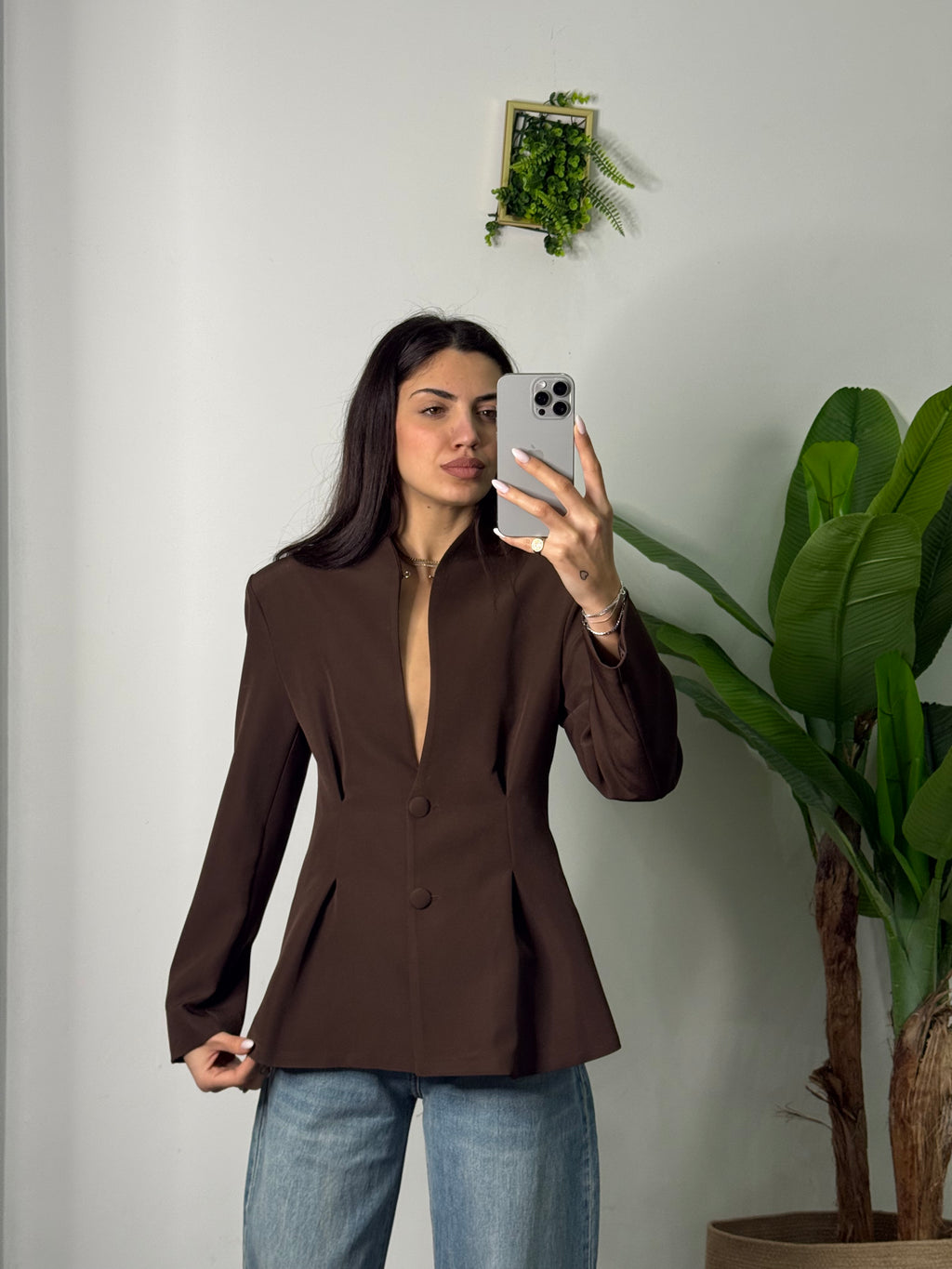 Blazer brown chic