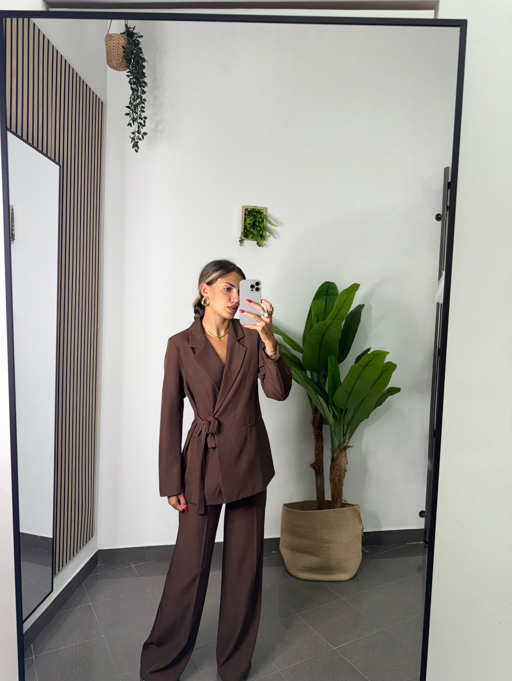 Tailleur brown chic