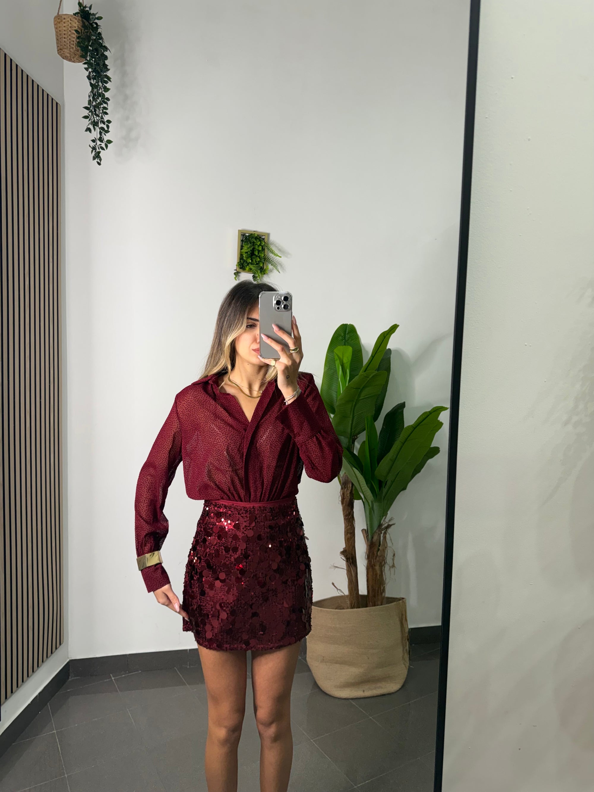 Gonna Amber bordeaux