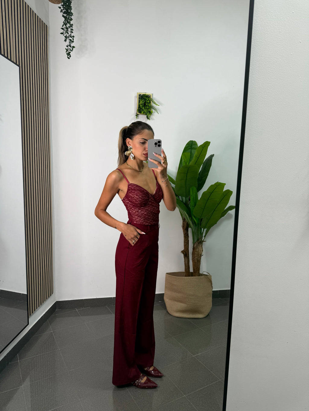 Pantalone Divine Rouge