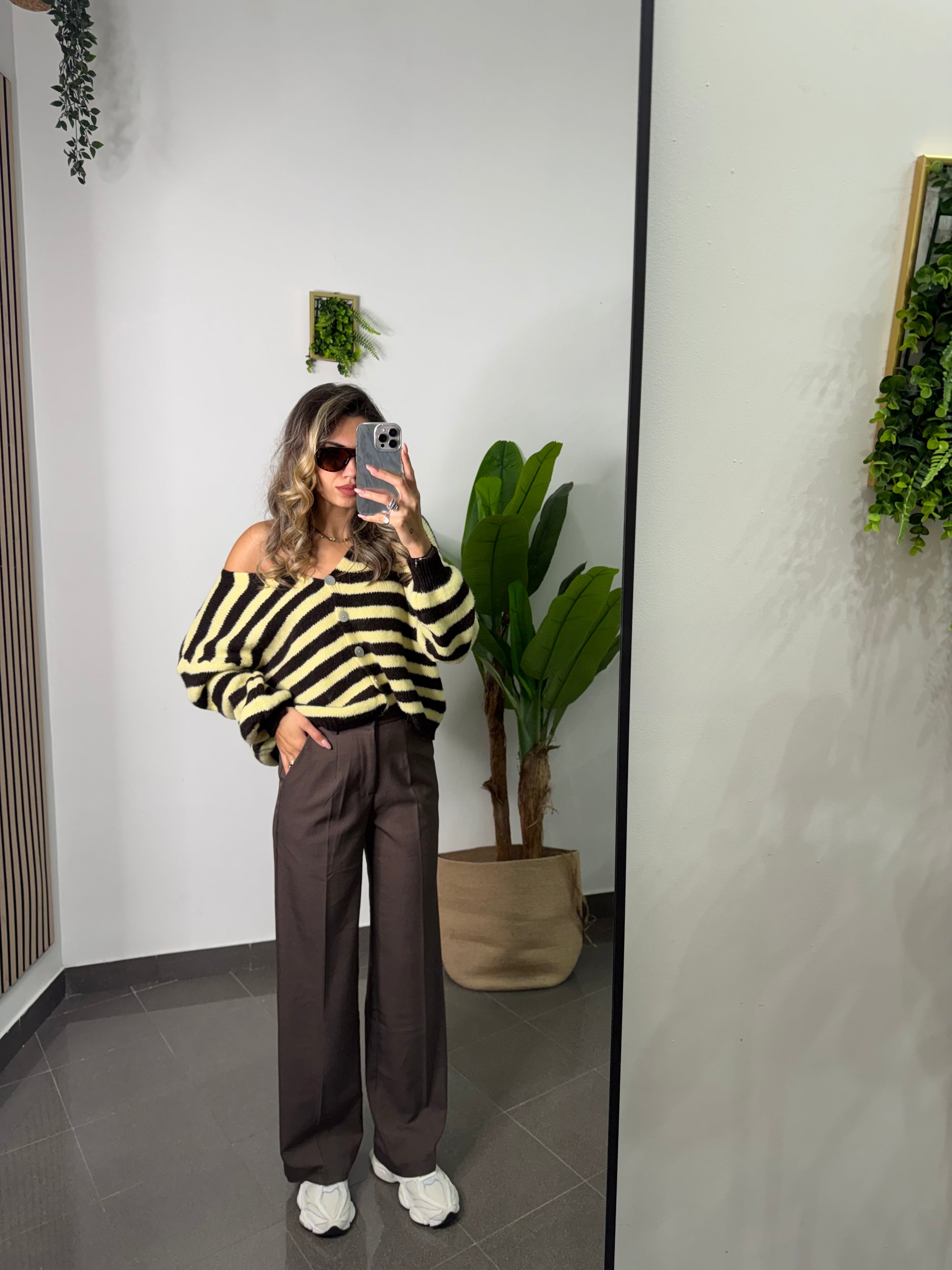 Pantalone brown chic