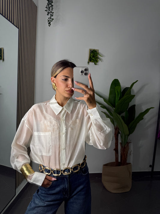 Camicia Velo Bianca