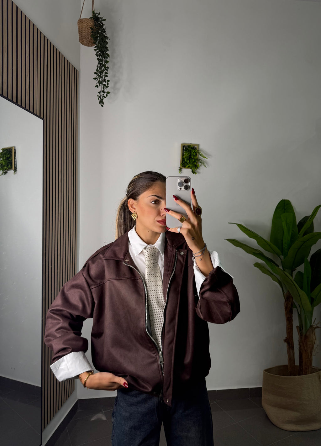 Giacca Soft Ivy Marrone