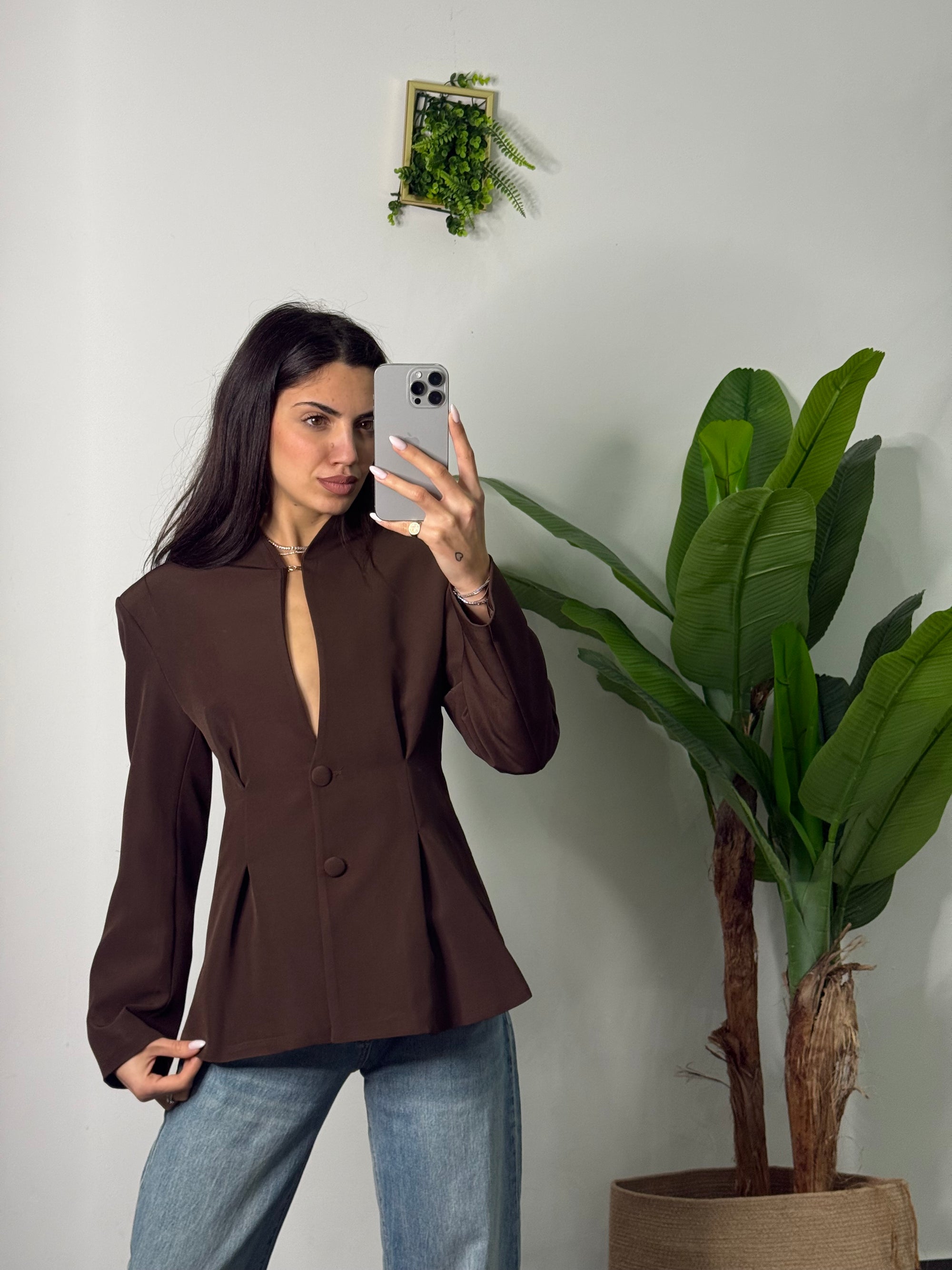 Blazer brown chic