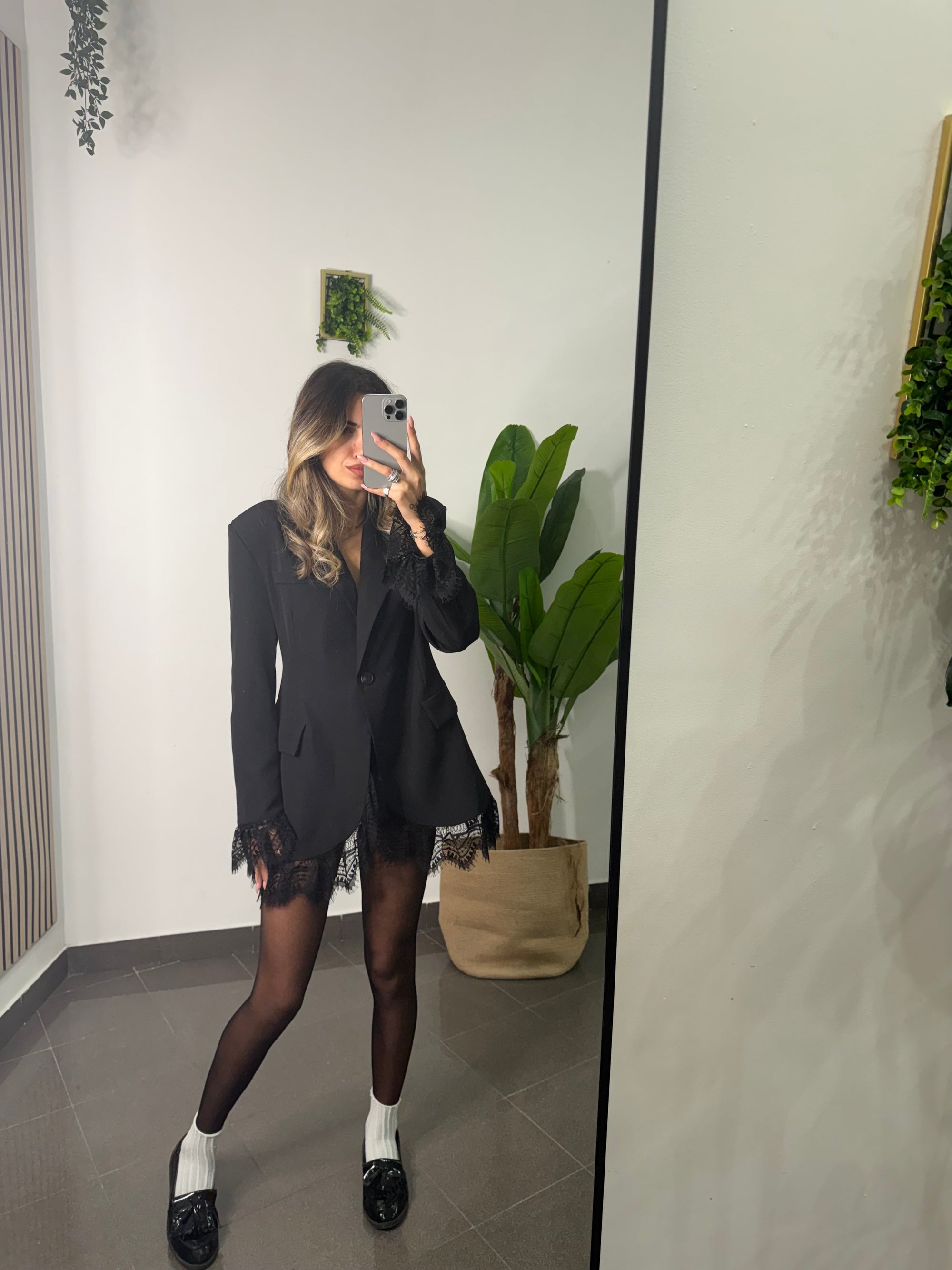 Blazer romantic chic