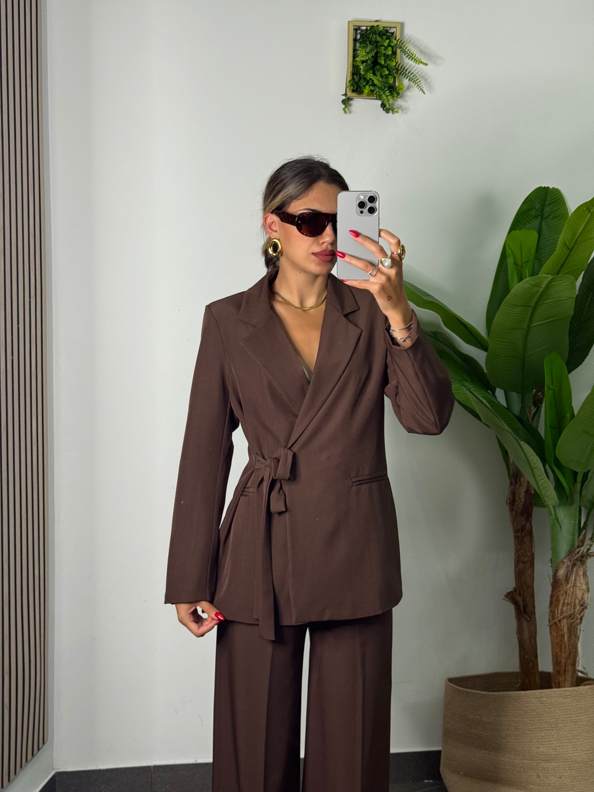Tailleur brown chic