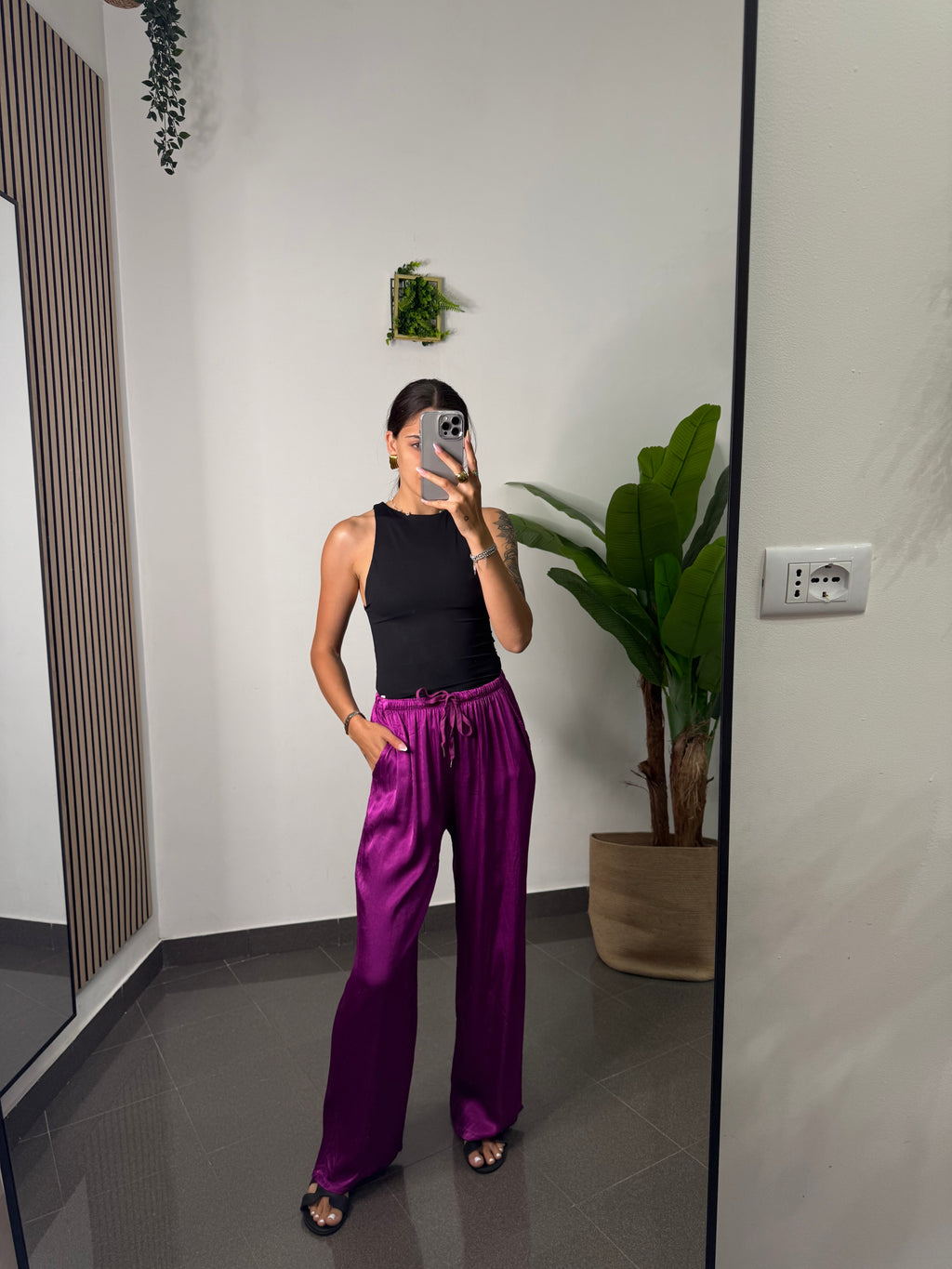 Pantalone Satin