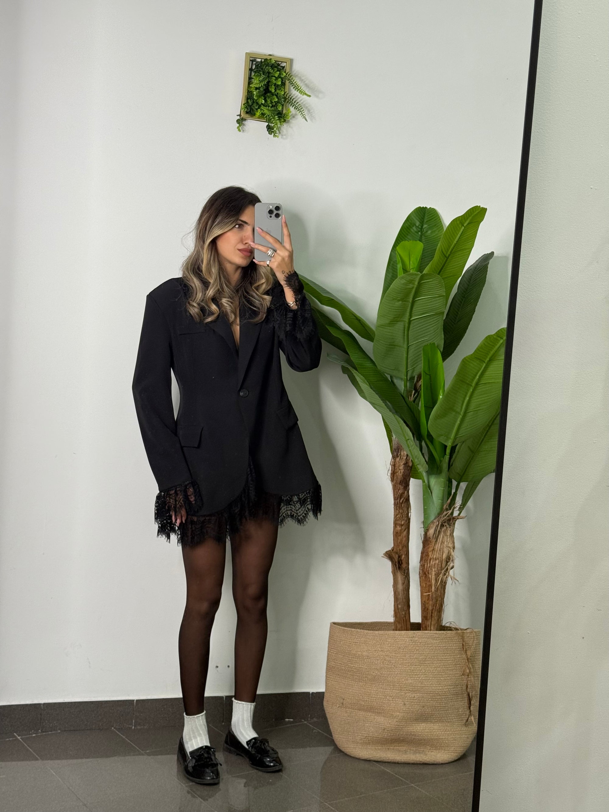 Blazer romantic chic