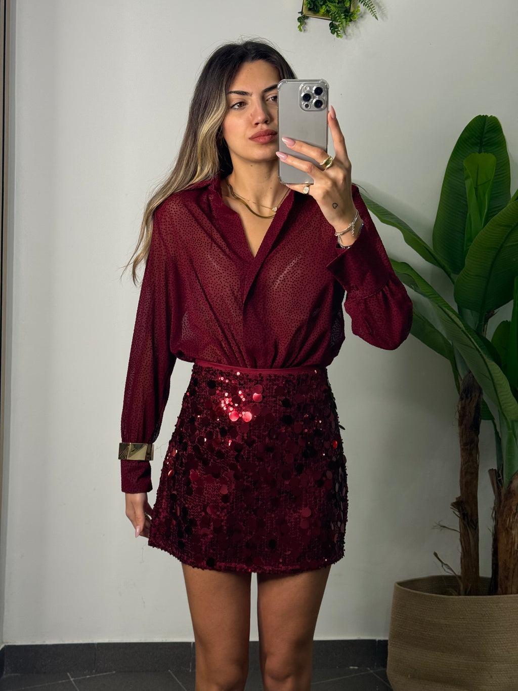 Gonna Amber bordeaux