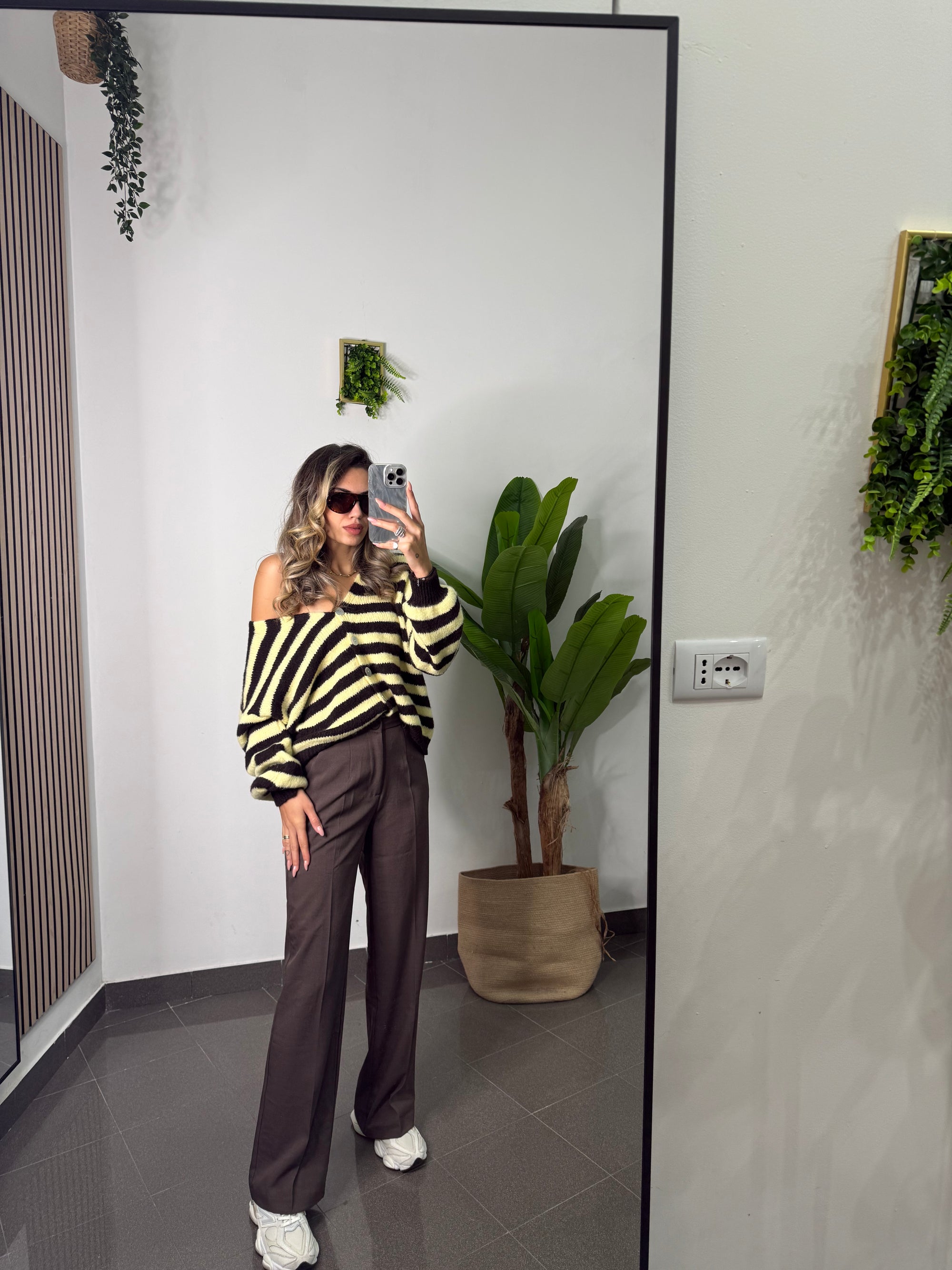 Pantalone brown chic