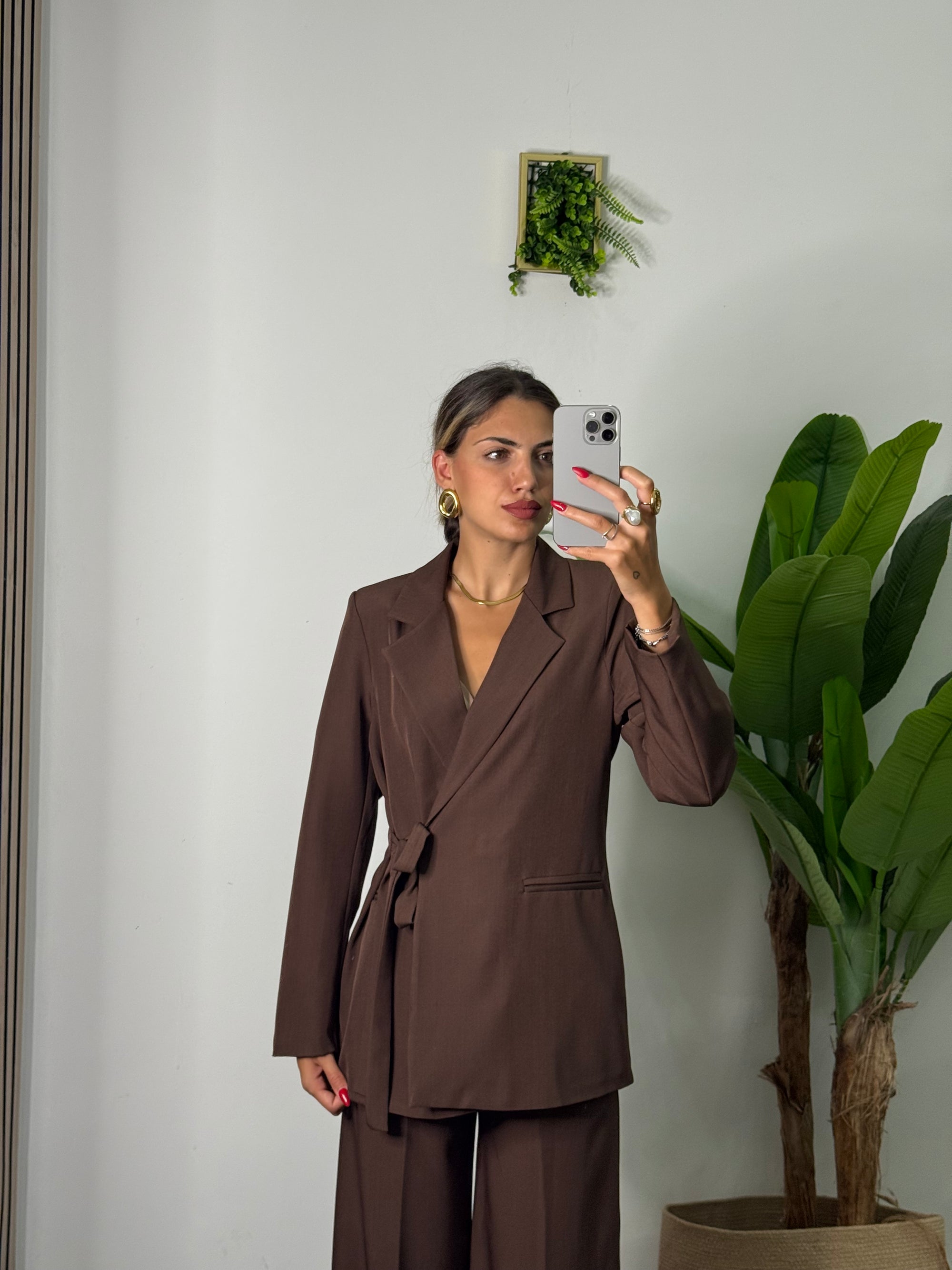Tailleur brown chic