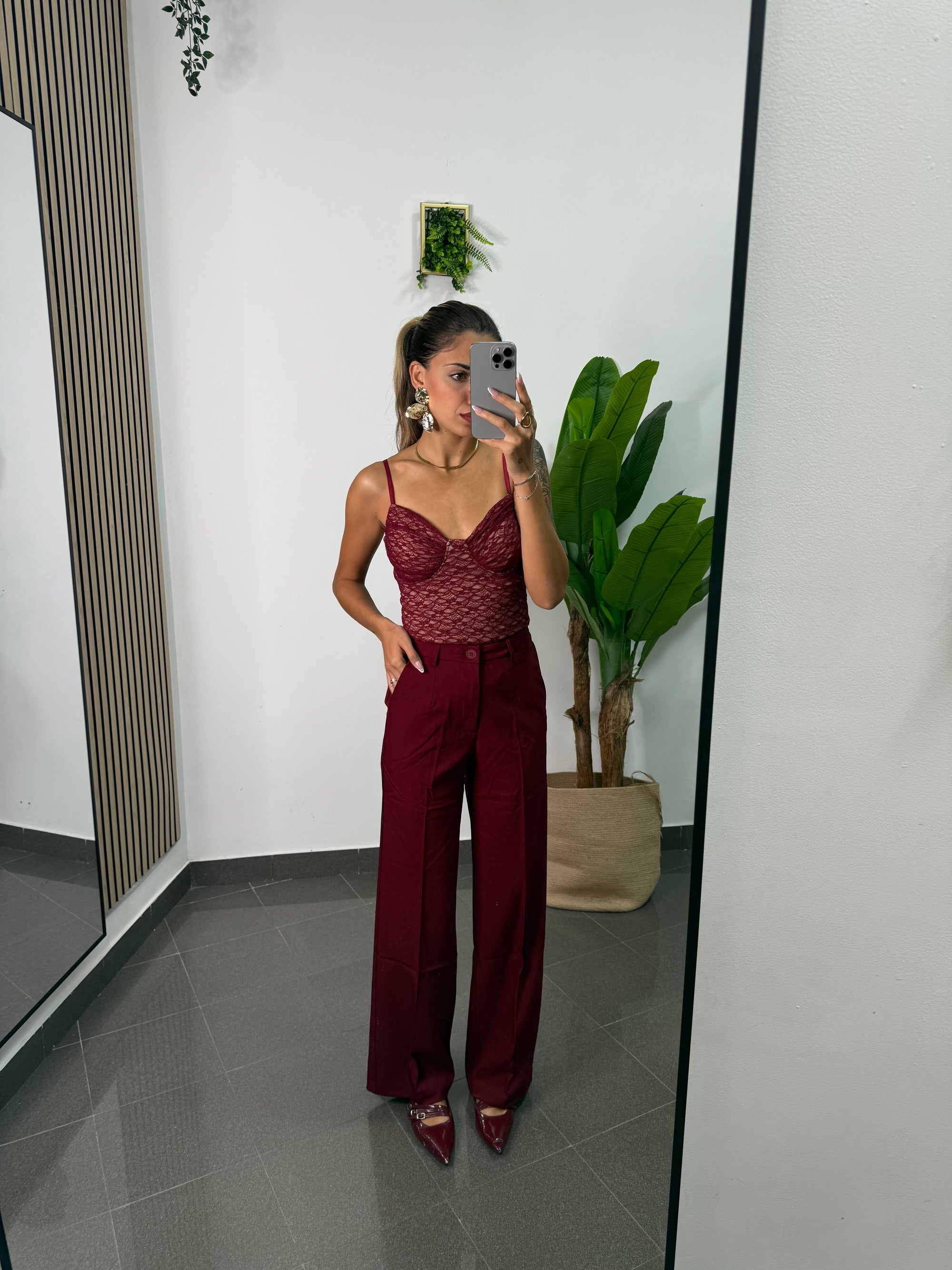 Pantalone Divine Rouge