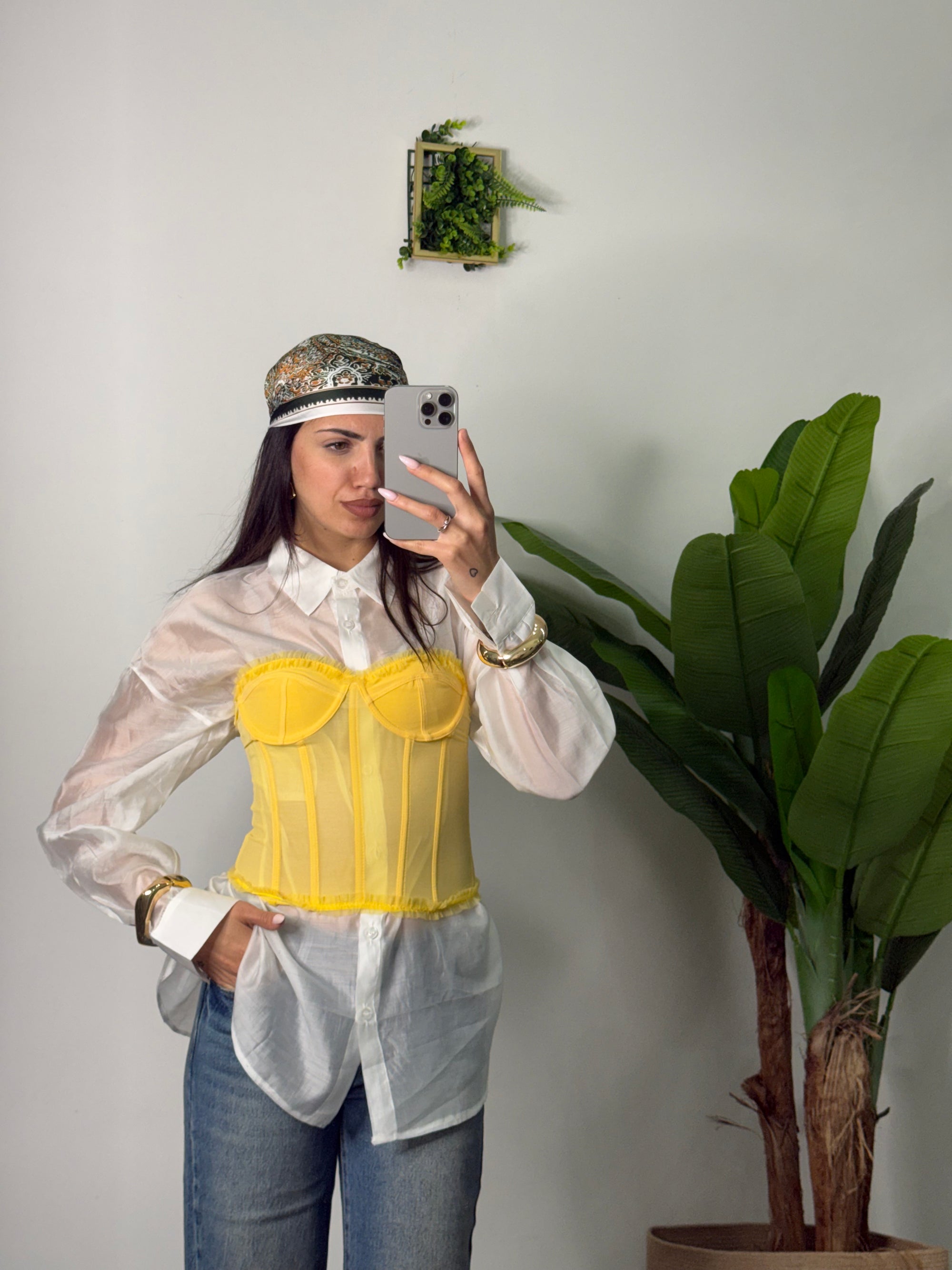 Corpetto Daphne Yellow