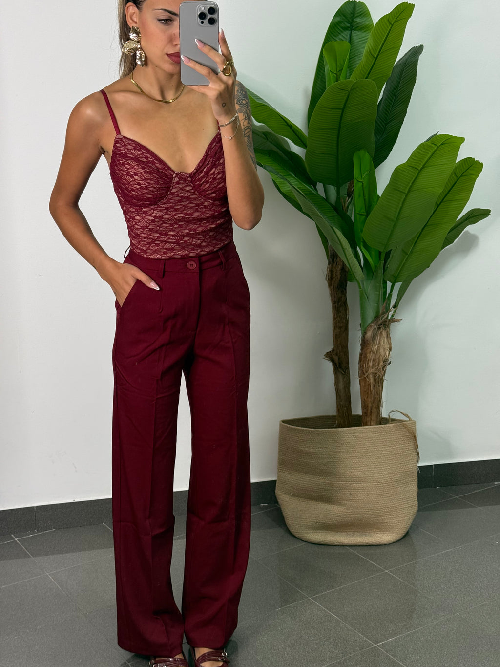 Pantalone Divine Rouge