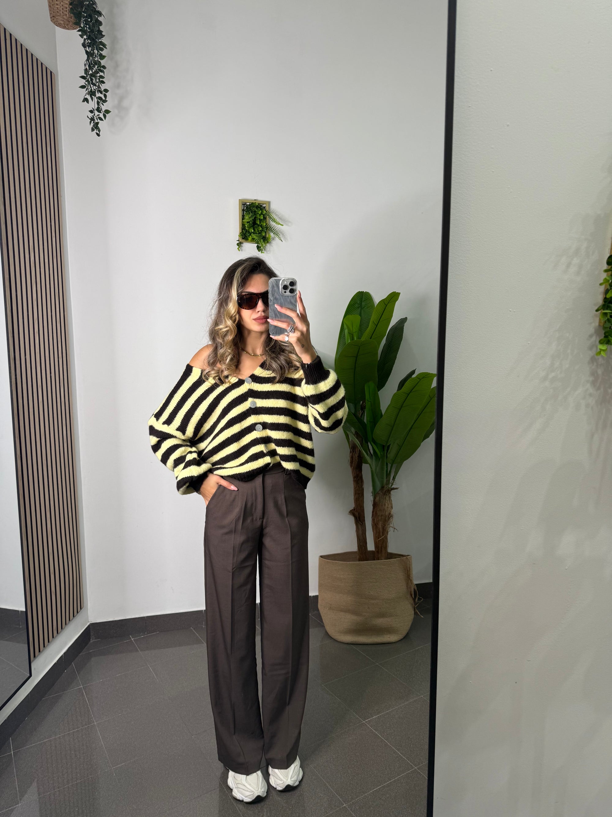 Pantalone brown chic