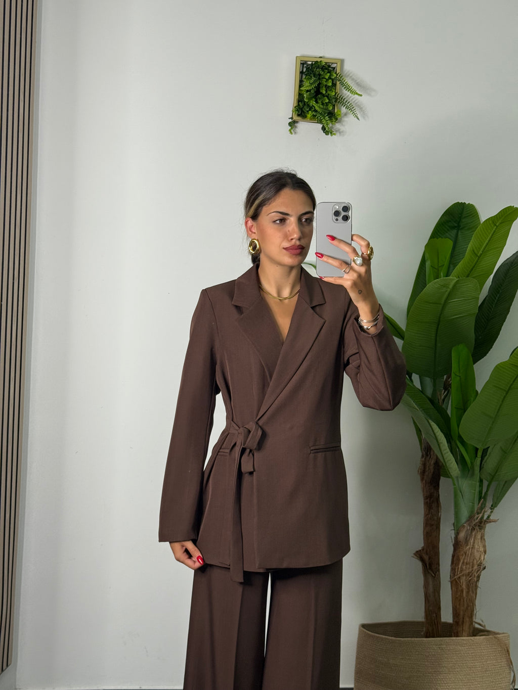 Tailleur brown chic