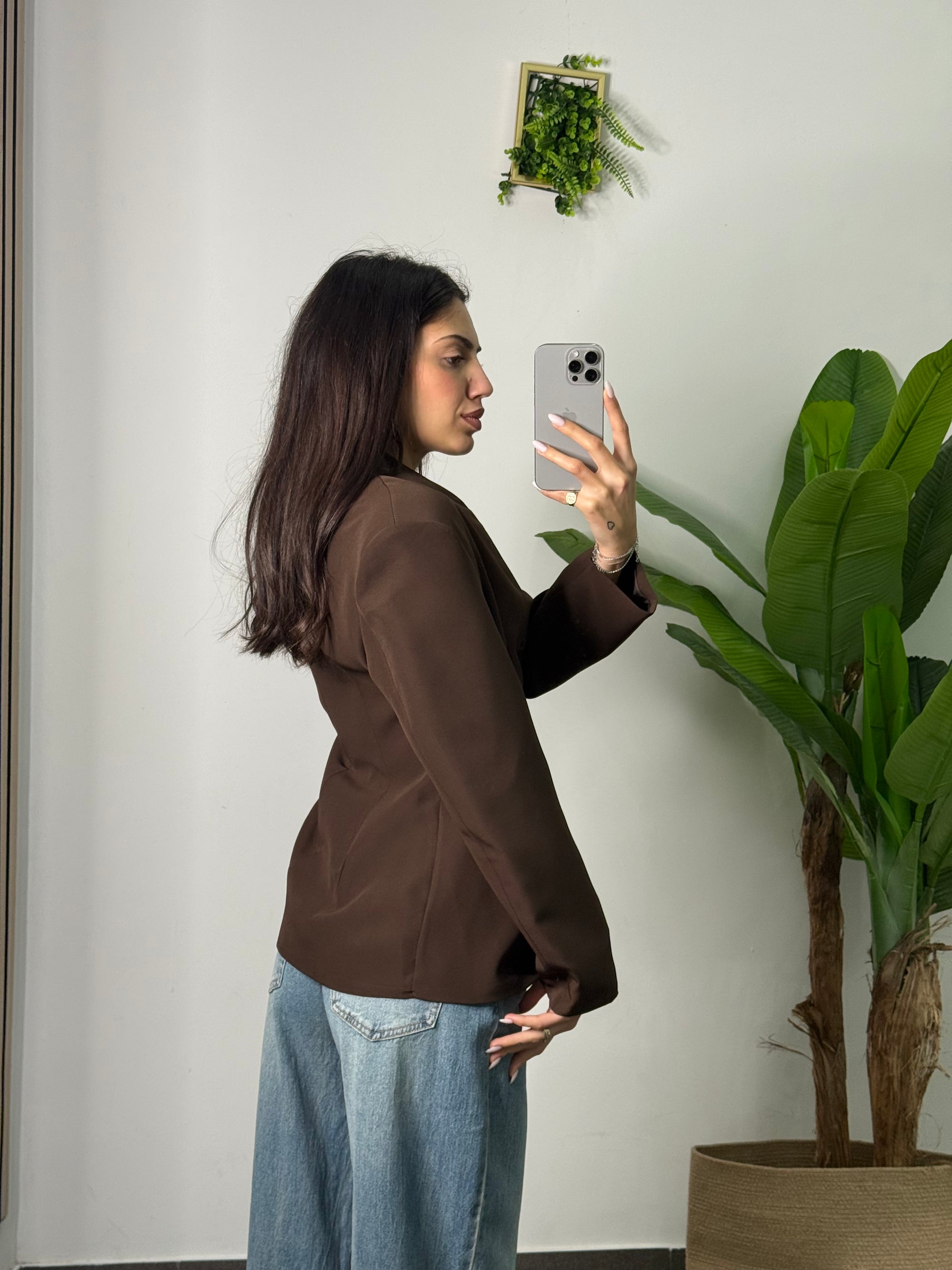 Blazer brown chic