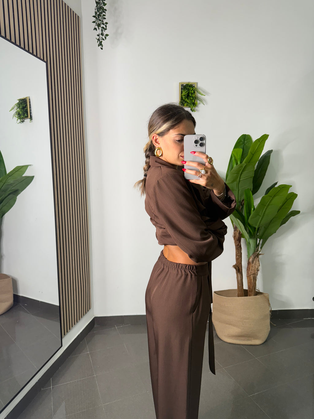 Tailleur brown chic