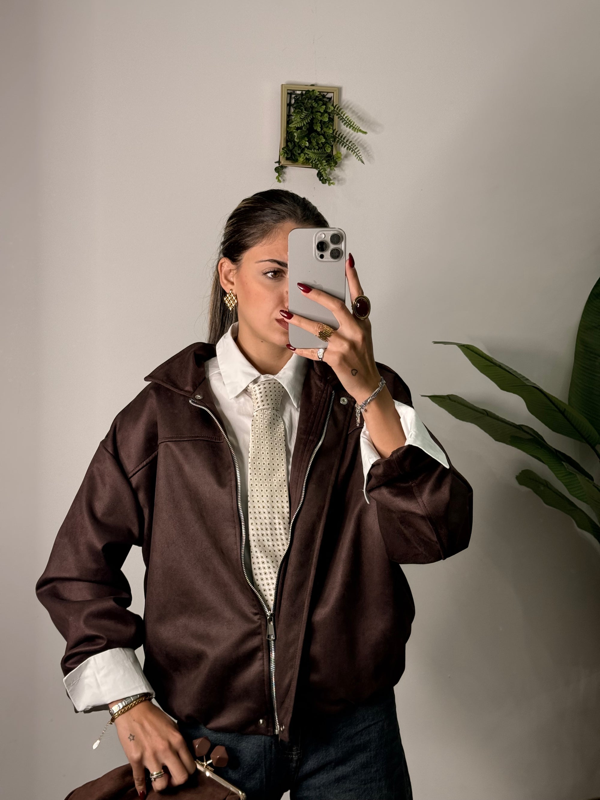 Giacca Soft Ivy Marrone