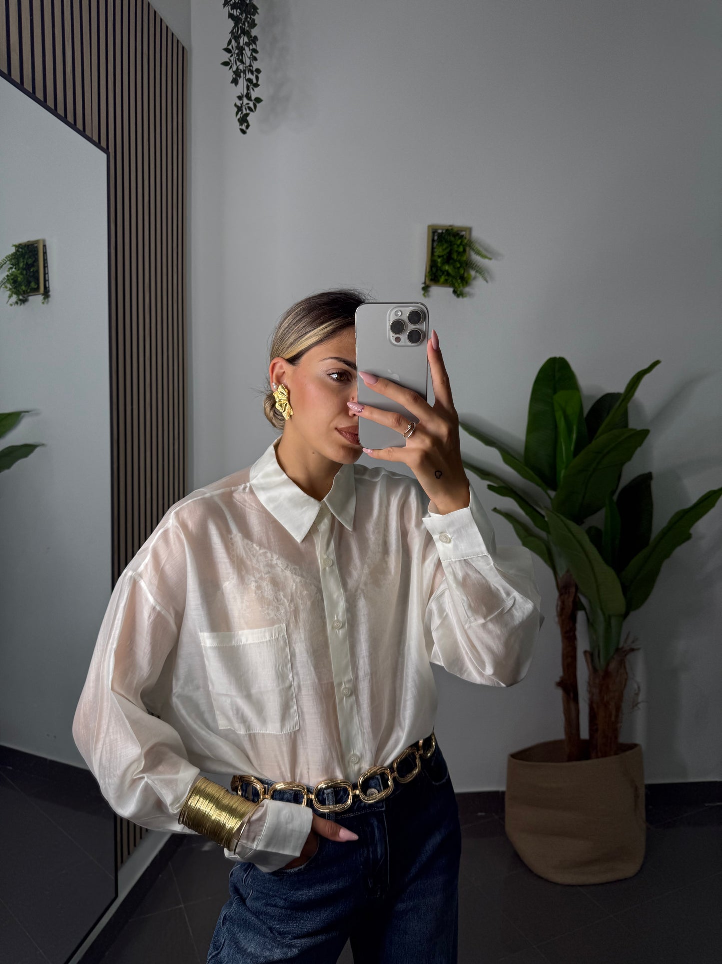 Camicia Velo Bianca