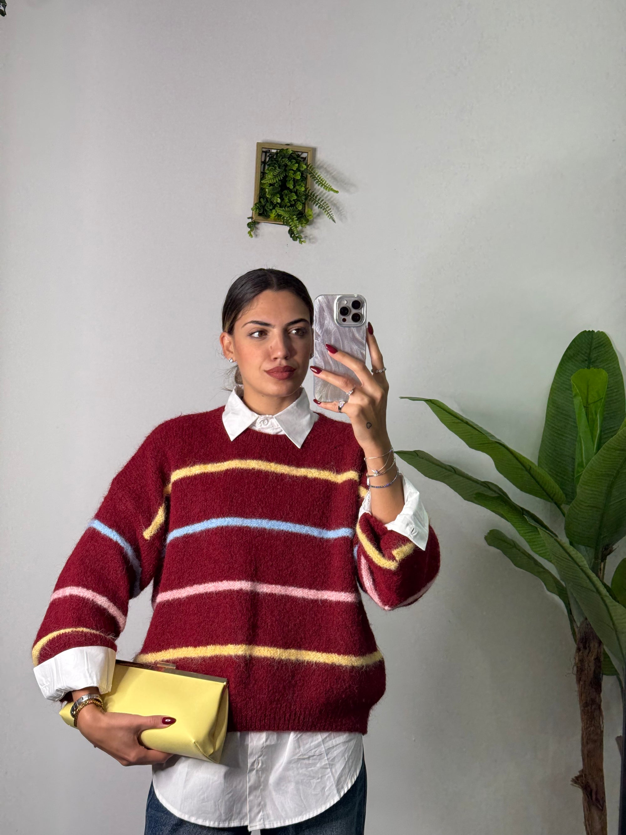 Maglione mille righe