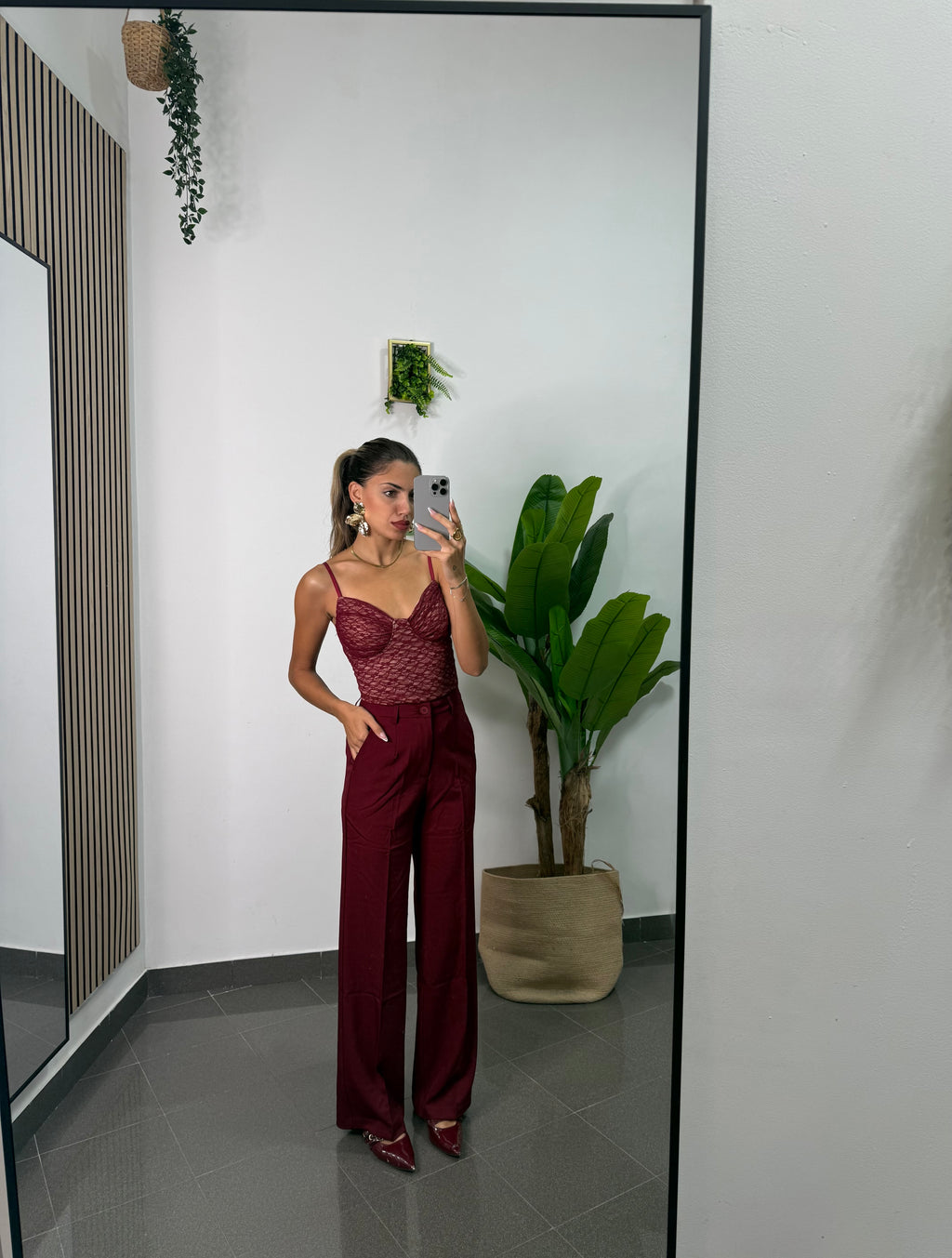 Pantalone Divine Rouge