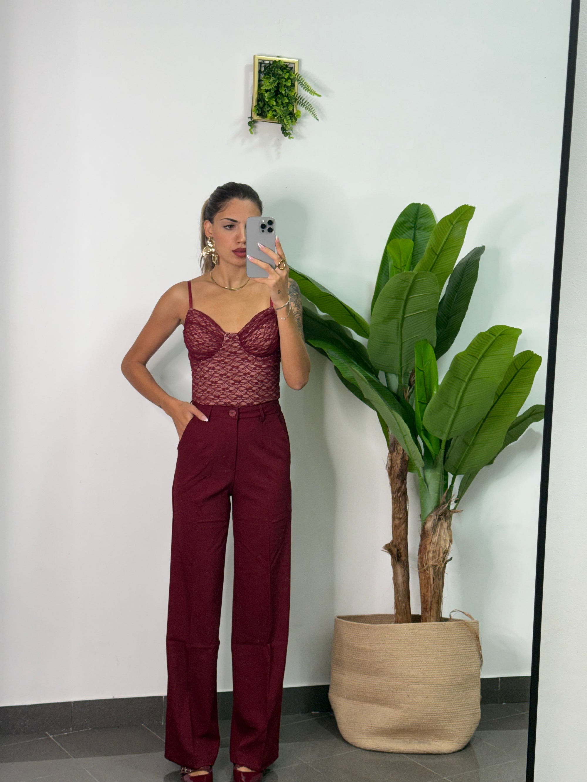 Pantalone Divine Rouge