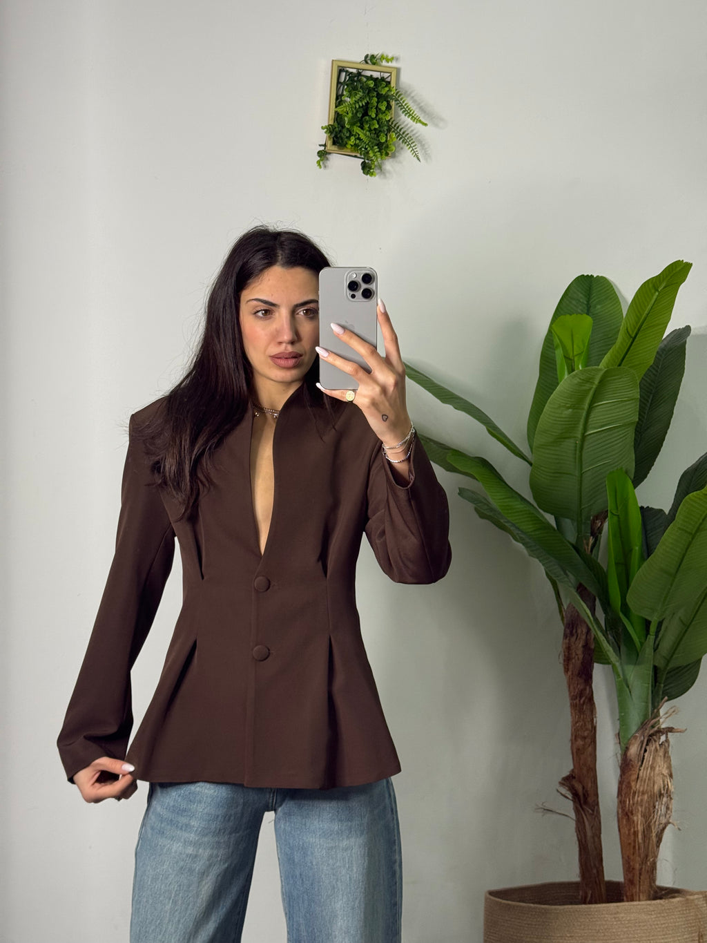 Blazer brown chic