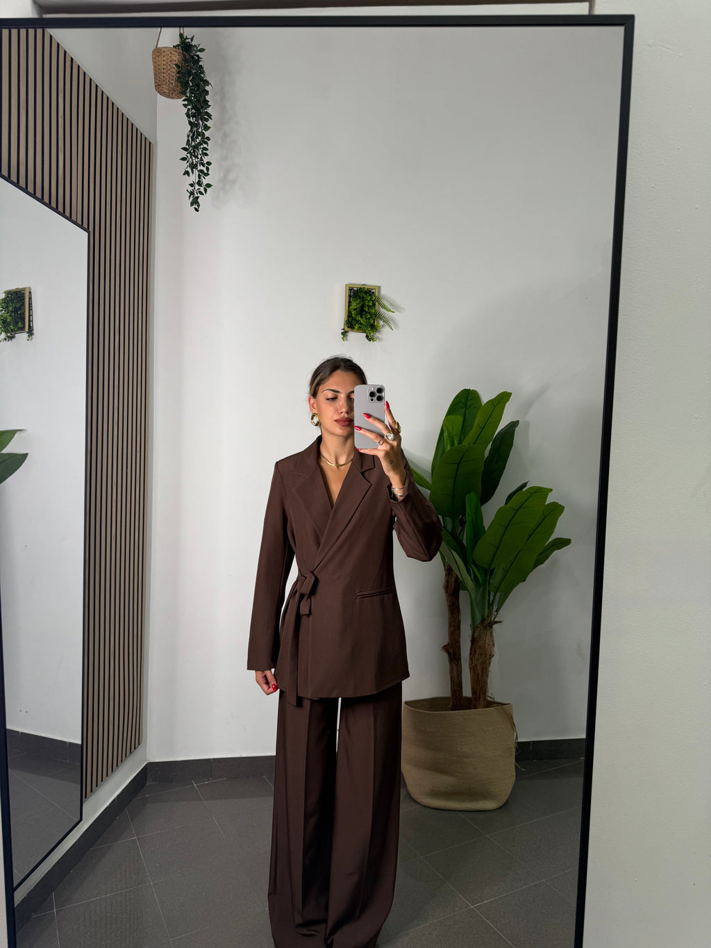 Tailleur brown chic