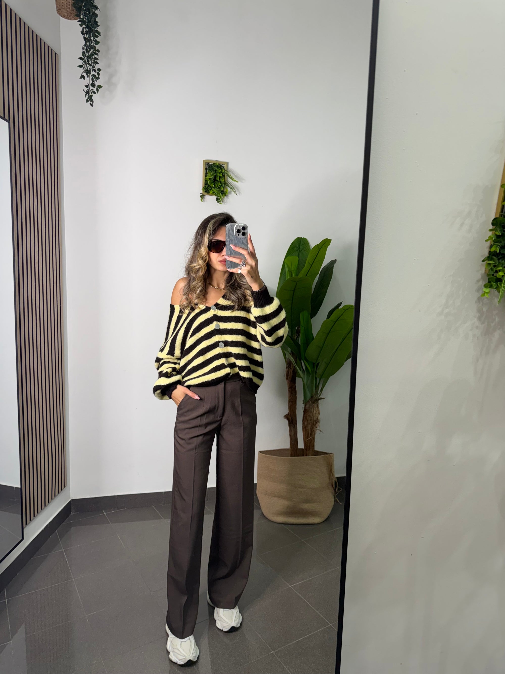 Pantalone brown chic