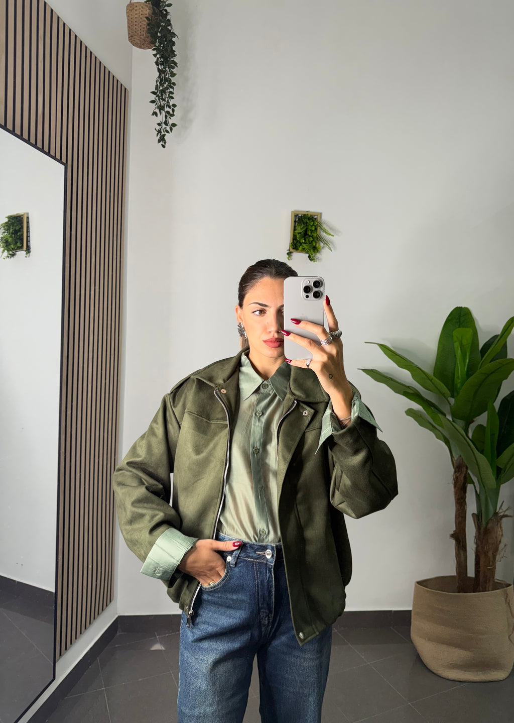 Giacca Soft Ivy verde