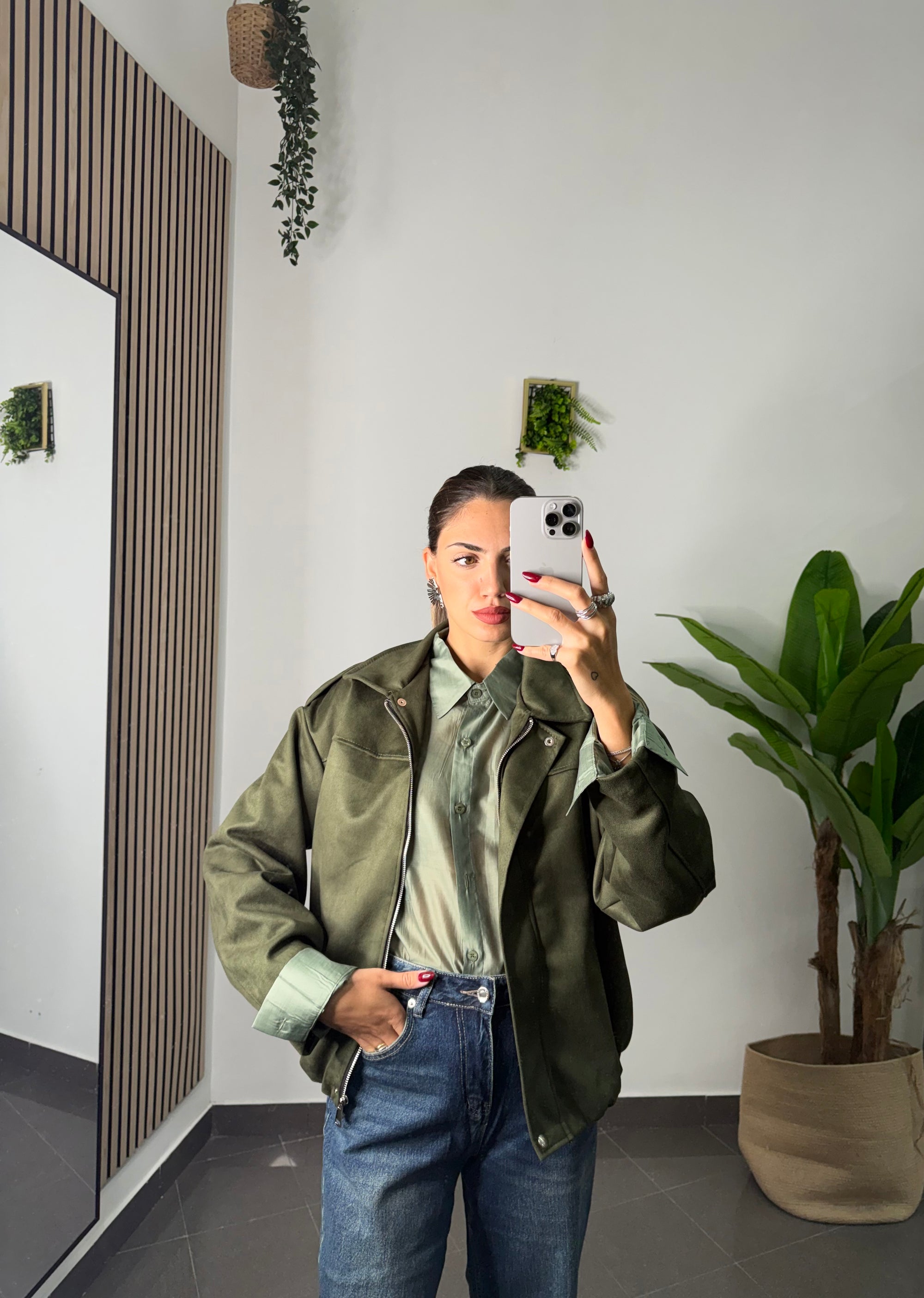 Giacca Soft Ivy verde