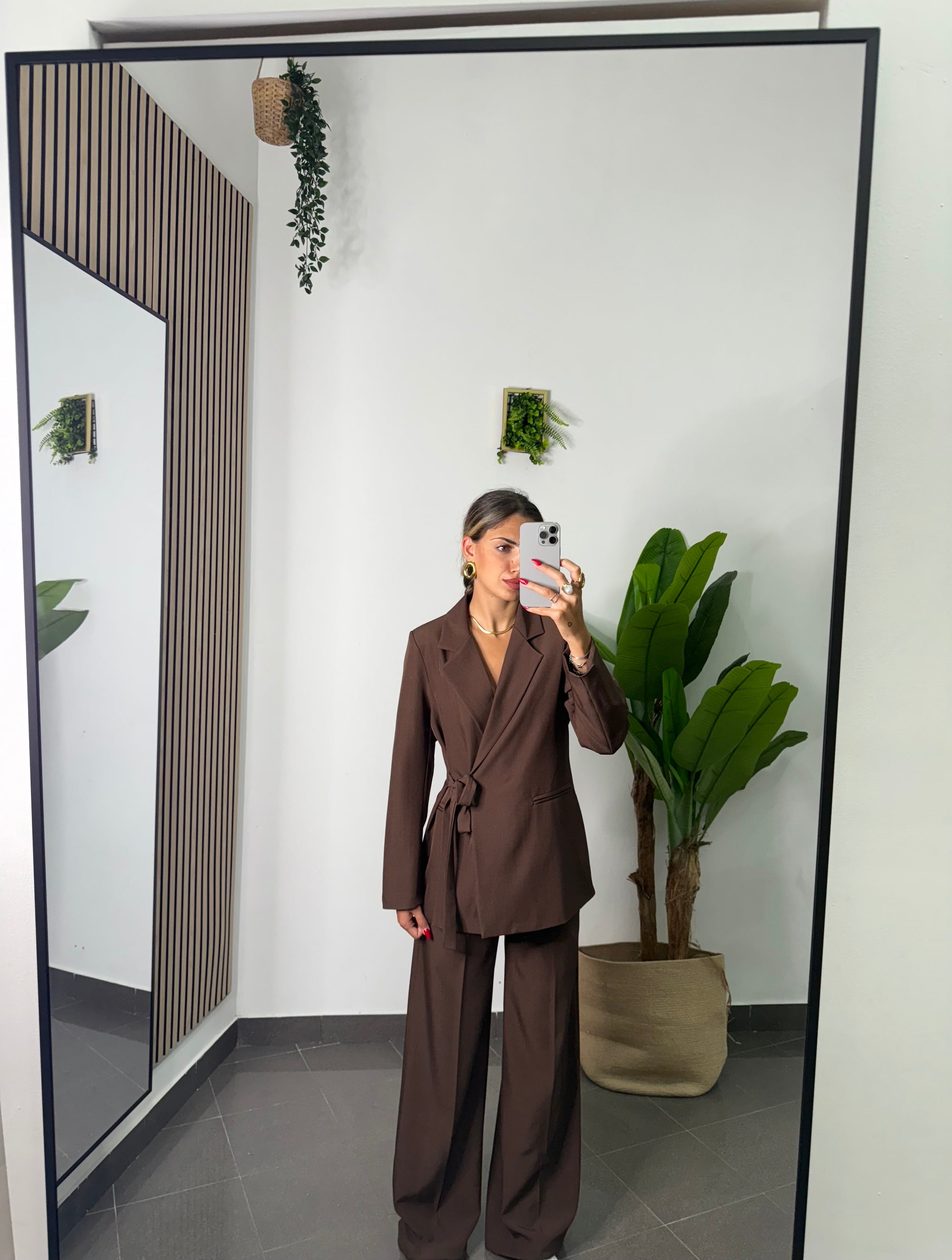 Tailleur brown chic