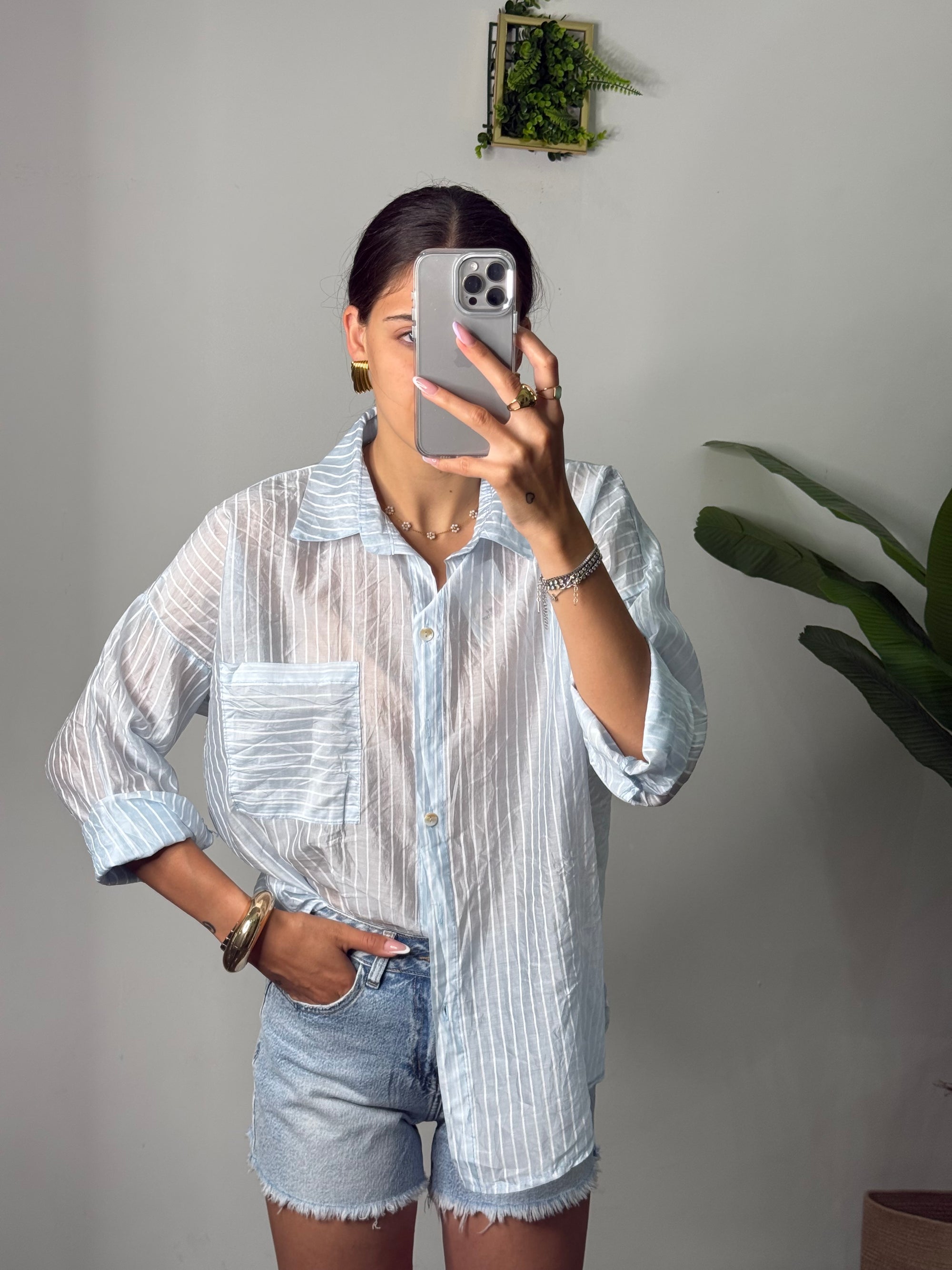 Camicia cielo