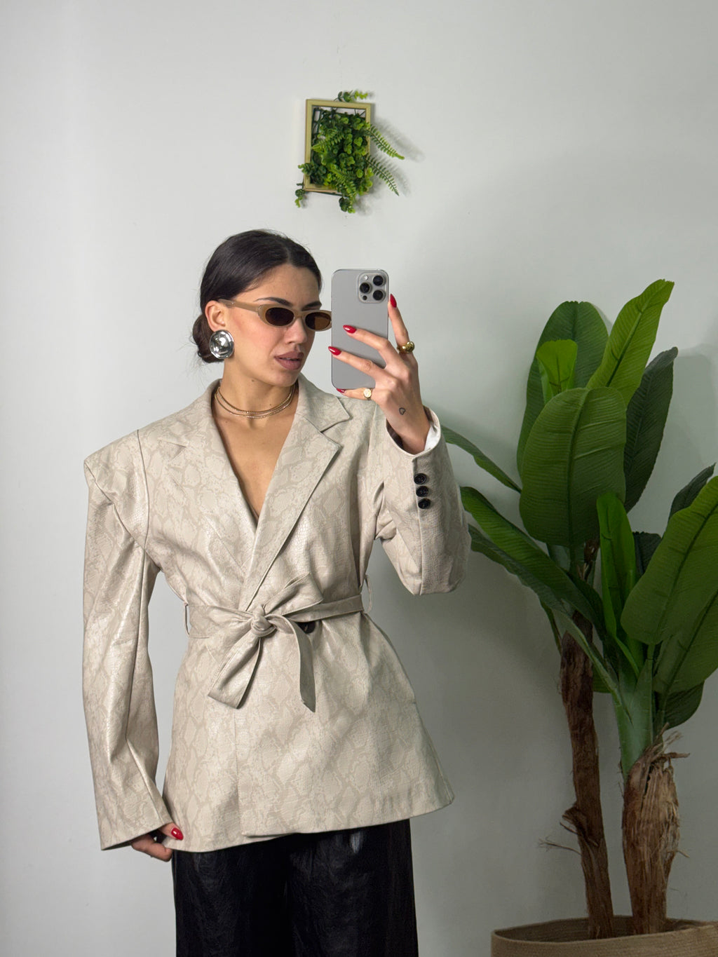 Blazer piton fango