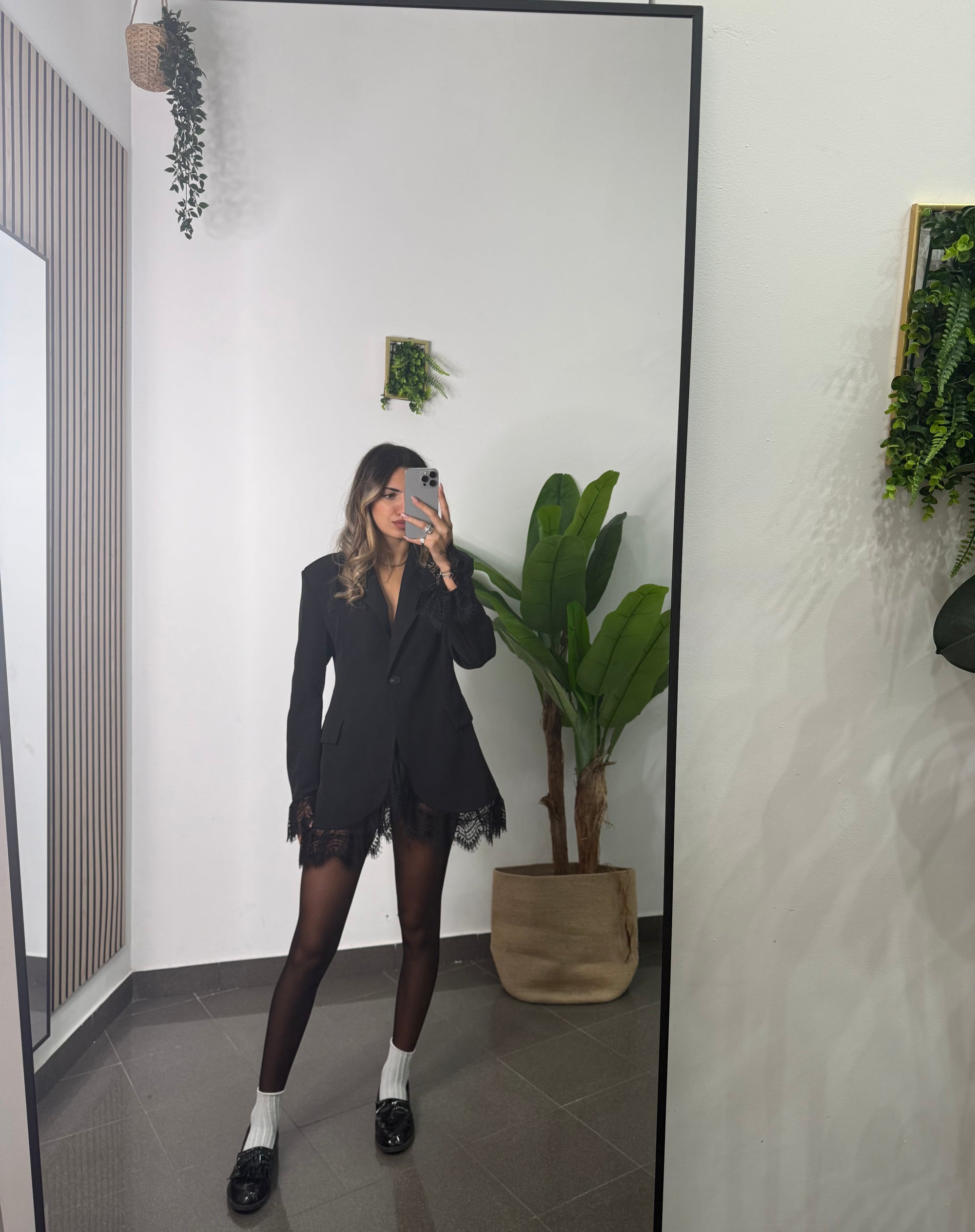 Blazer romantic chic