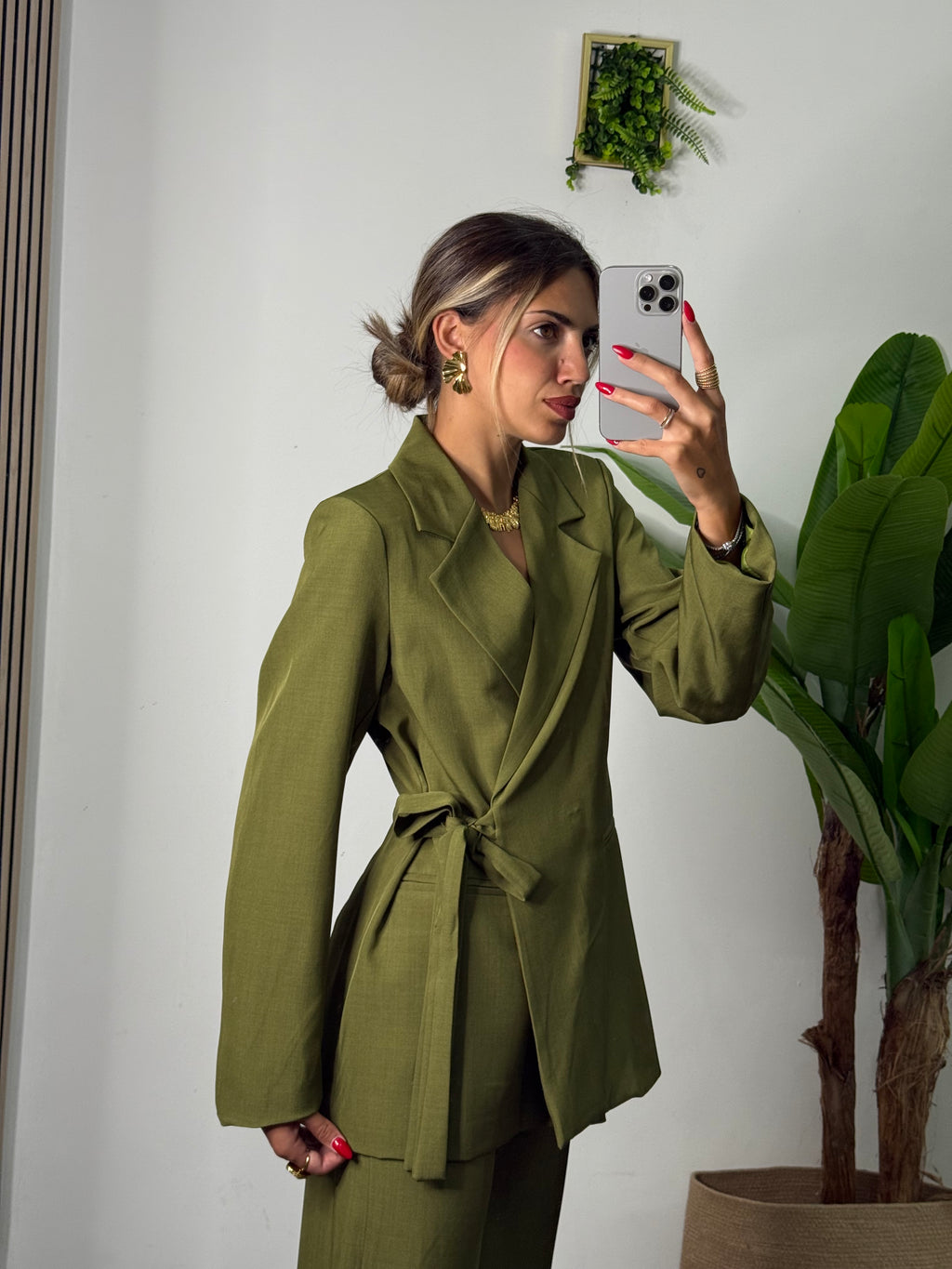 Tailleur chic lime