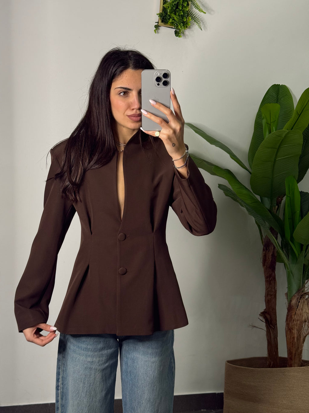 Blazer brown chic