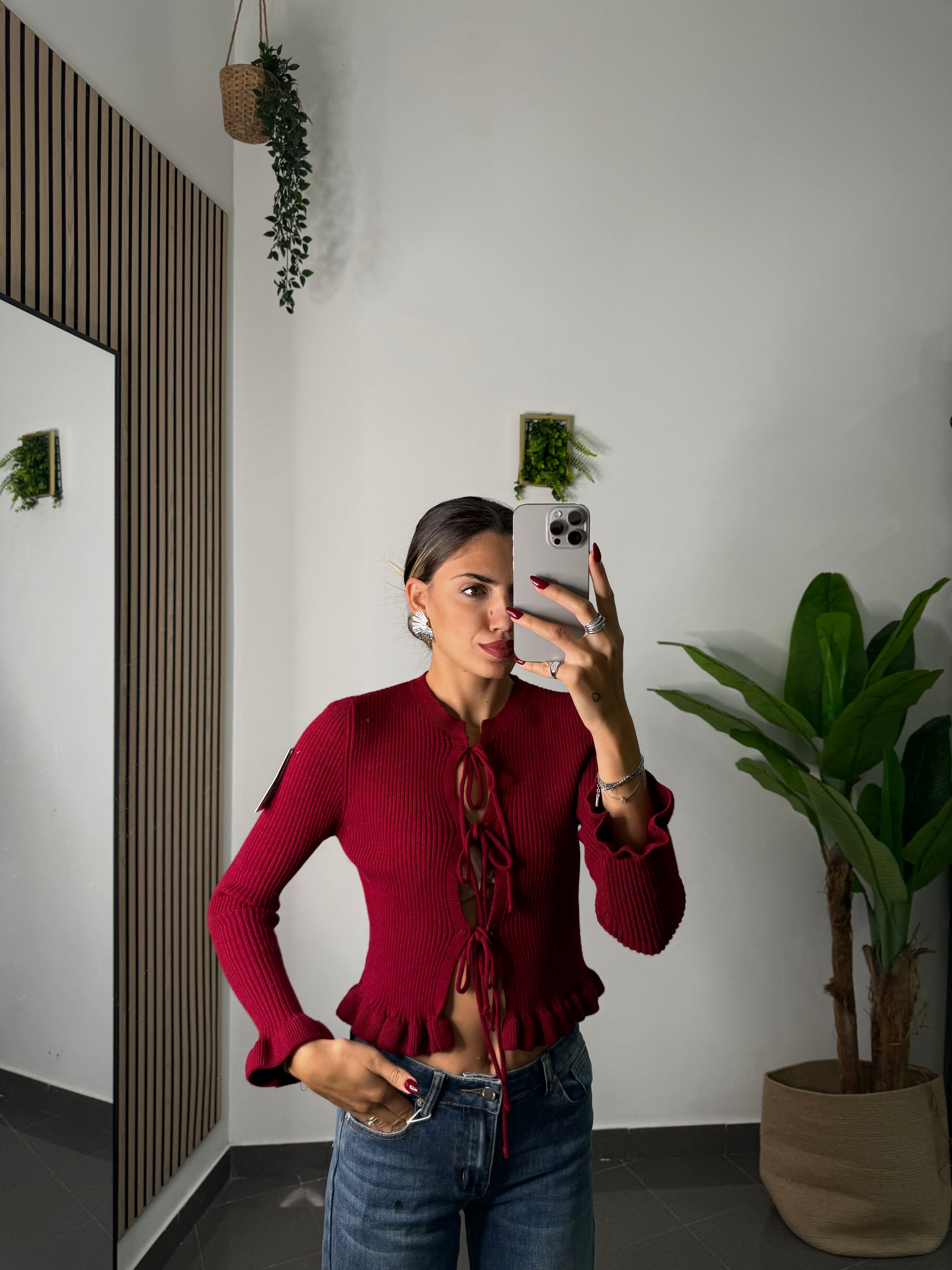 Maglia Carol Bordeaux