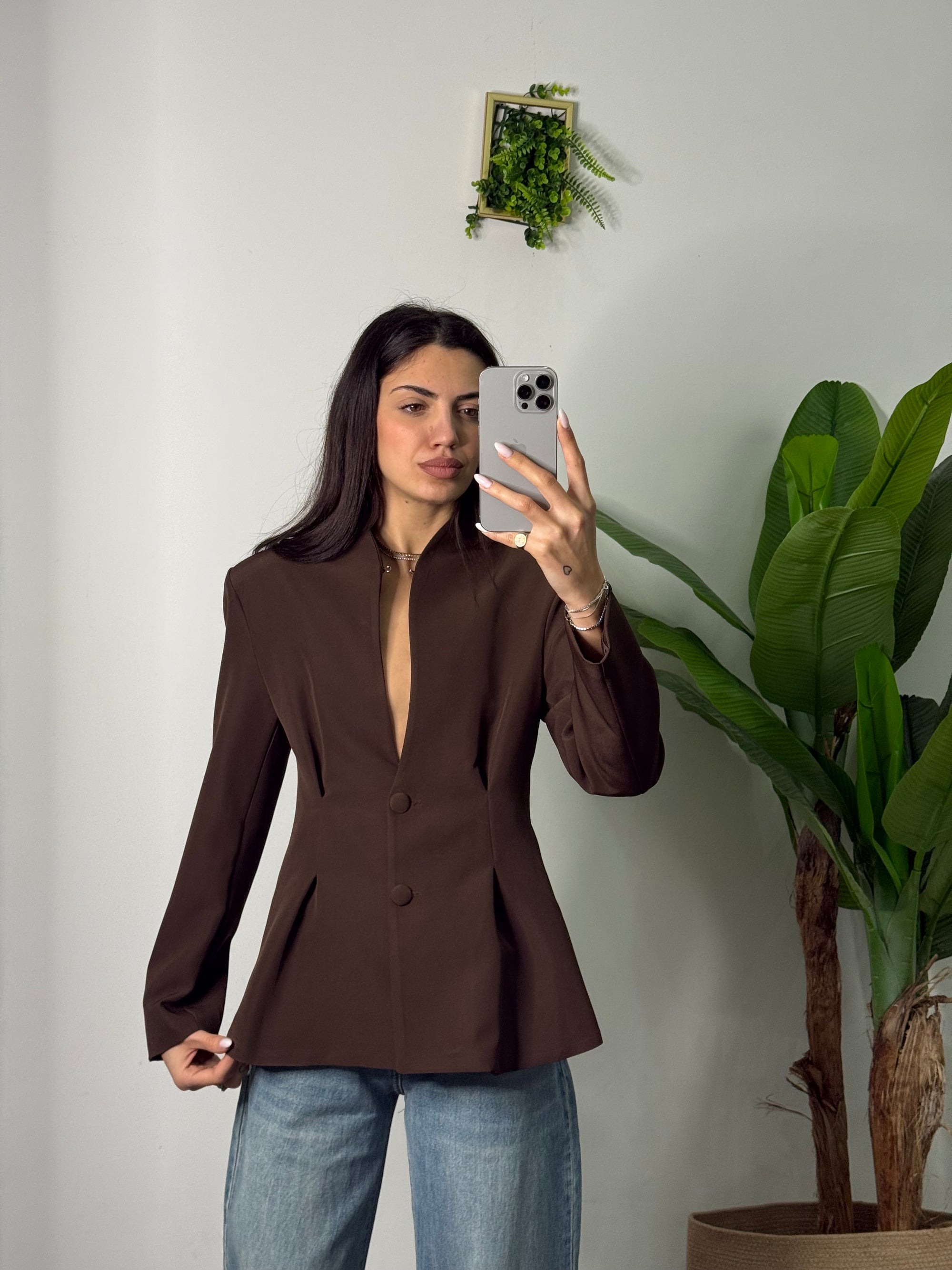 Blazer brown chic